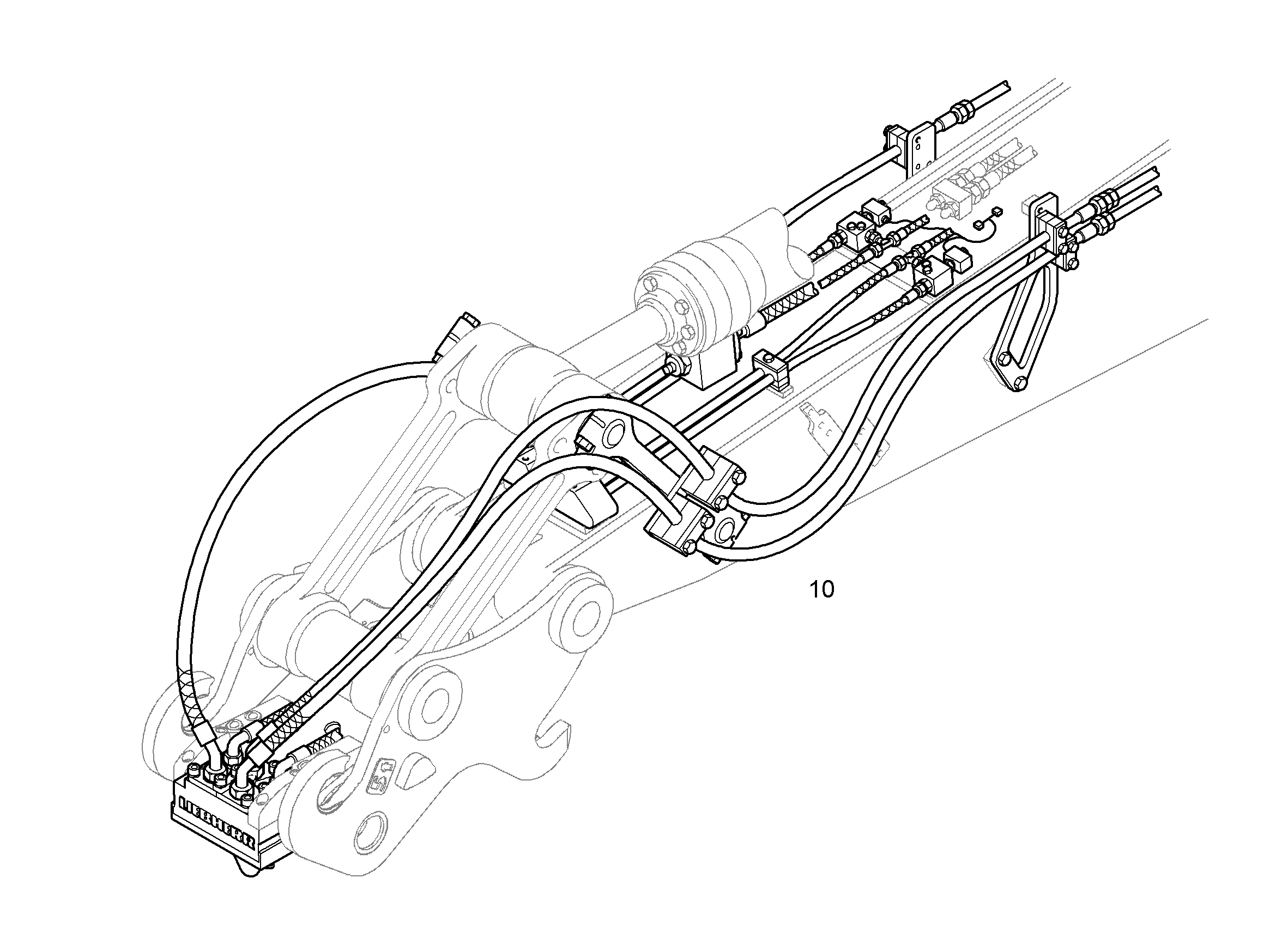 LIKUFIX 33 ДЛЯ РУКОЯТИ КОВША 2,45M 9632173 LIEBHERR