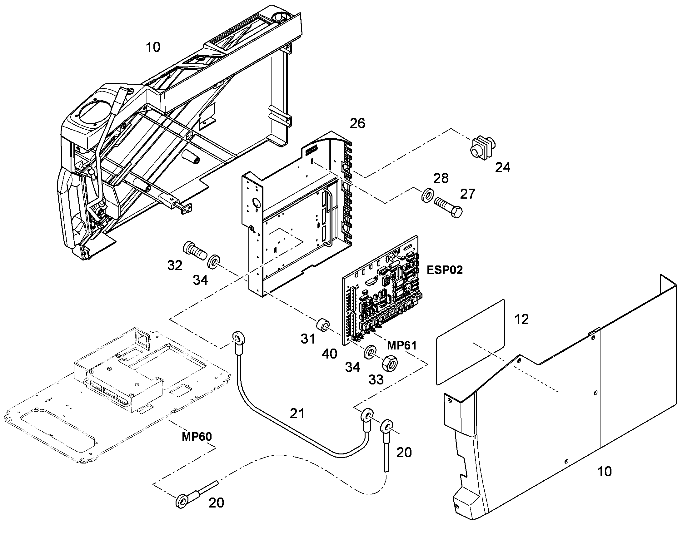СТУПЕНЬ КОНЕЧНАЯ 10687428 LIEBHERR