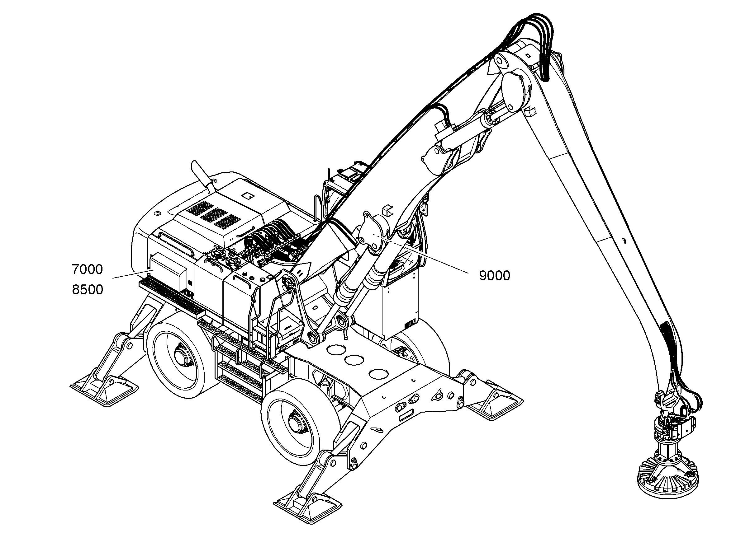 ГИДРАВЛИЧЕСКАЯ СИСТЕМА 94000239 LIEBHERR