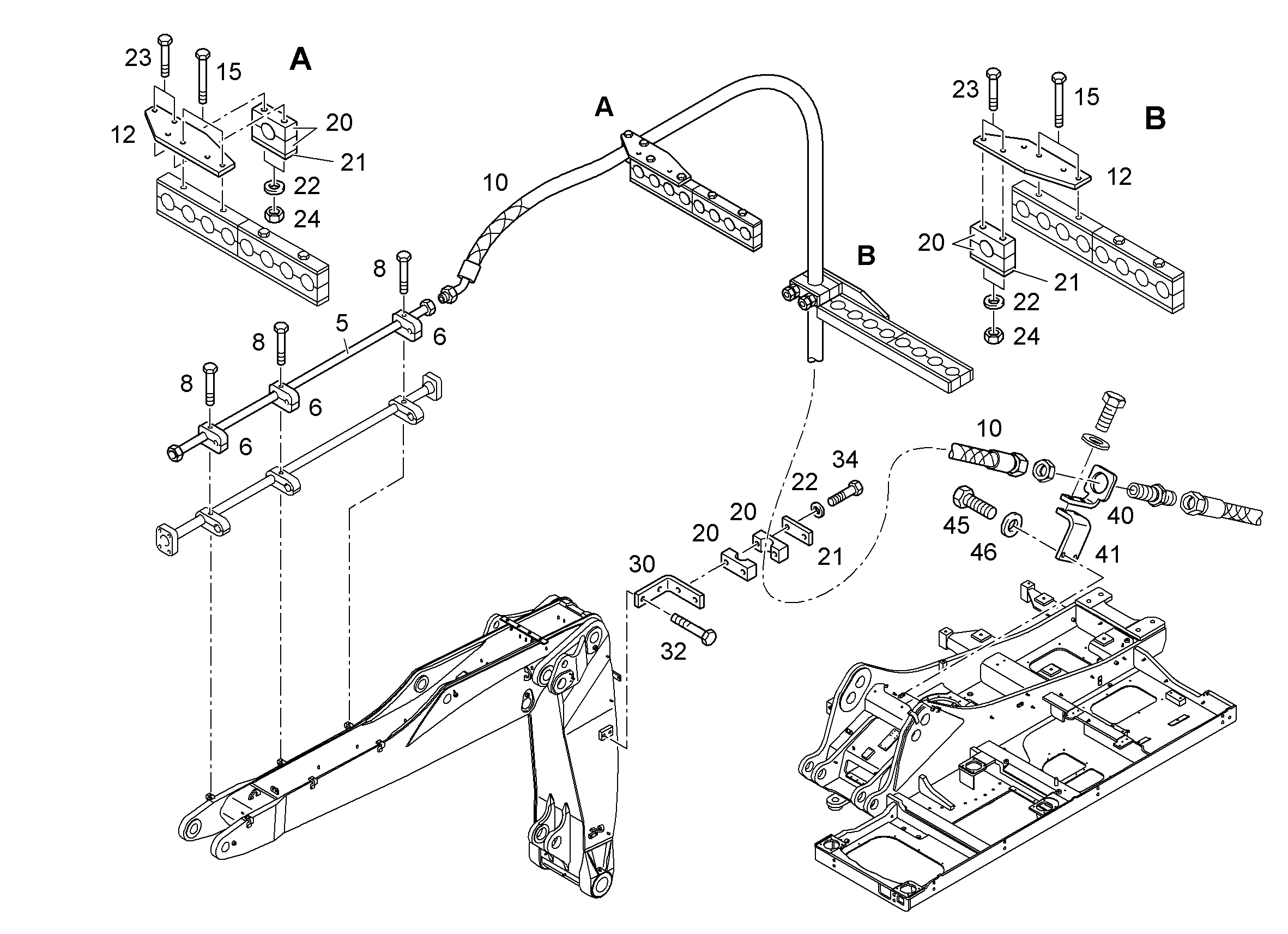 ШЛАНГ 32X5100 10288864 LIEBHERR