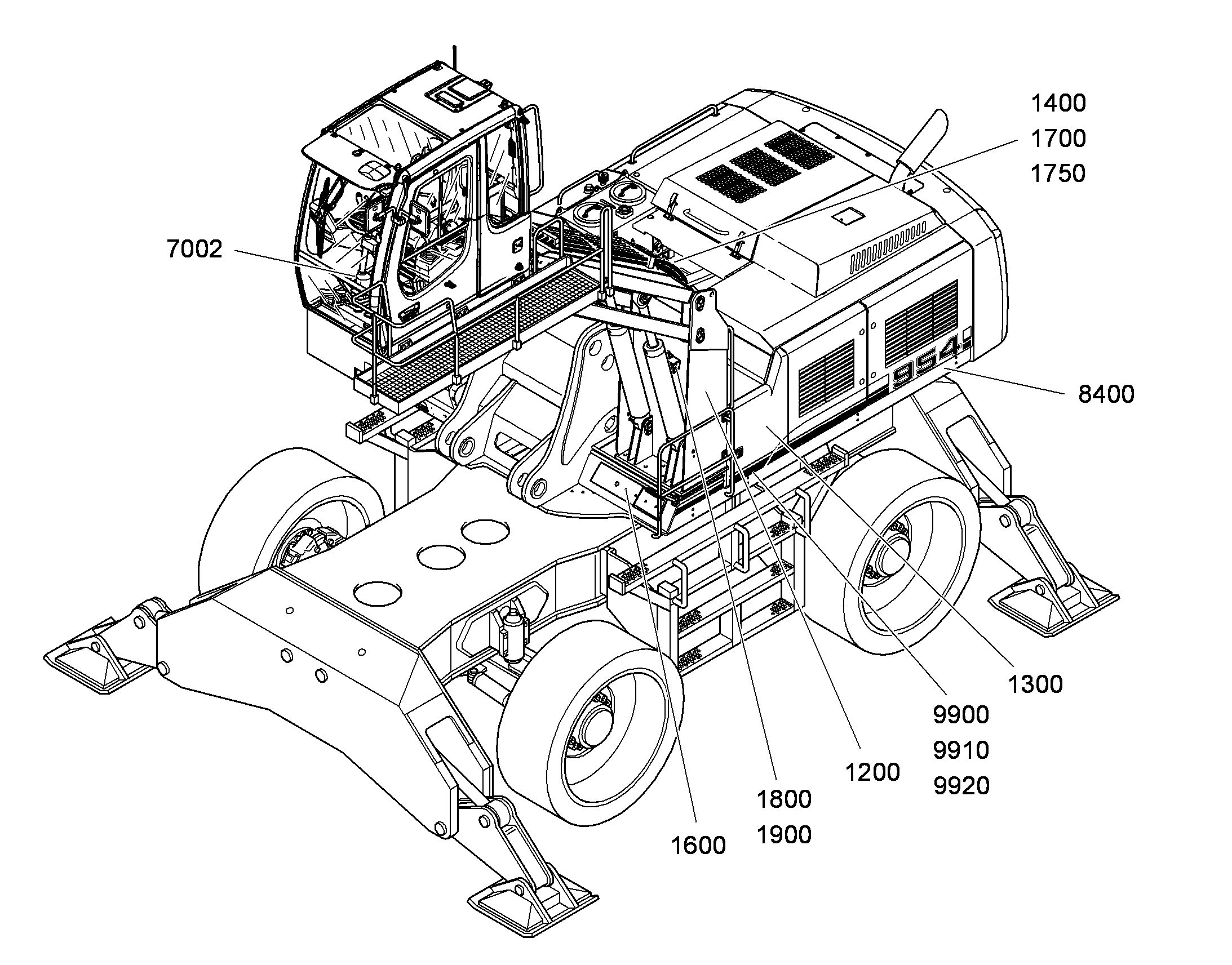 КОМПЛЕКТУЮЩИЕ ДЕТАЛИ 9587990 LIEBHERR