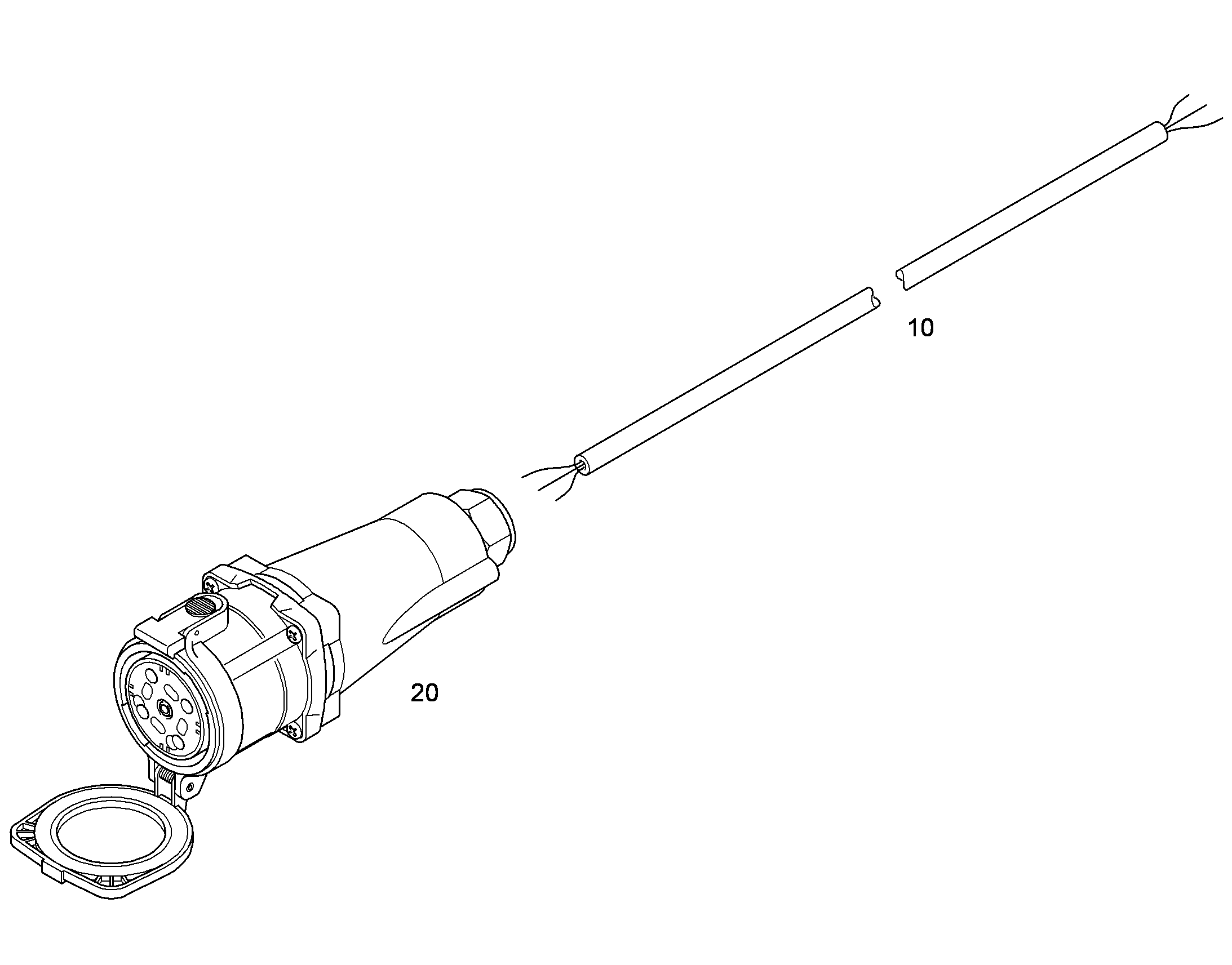 КАБЕЛЬ 10044791 LIEBHERR