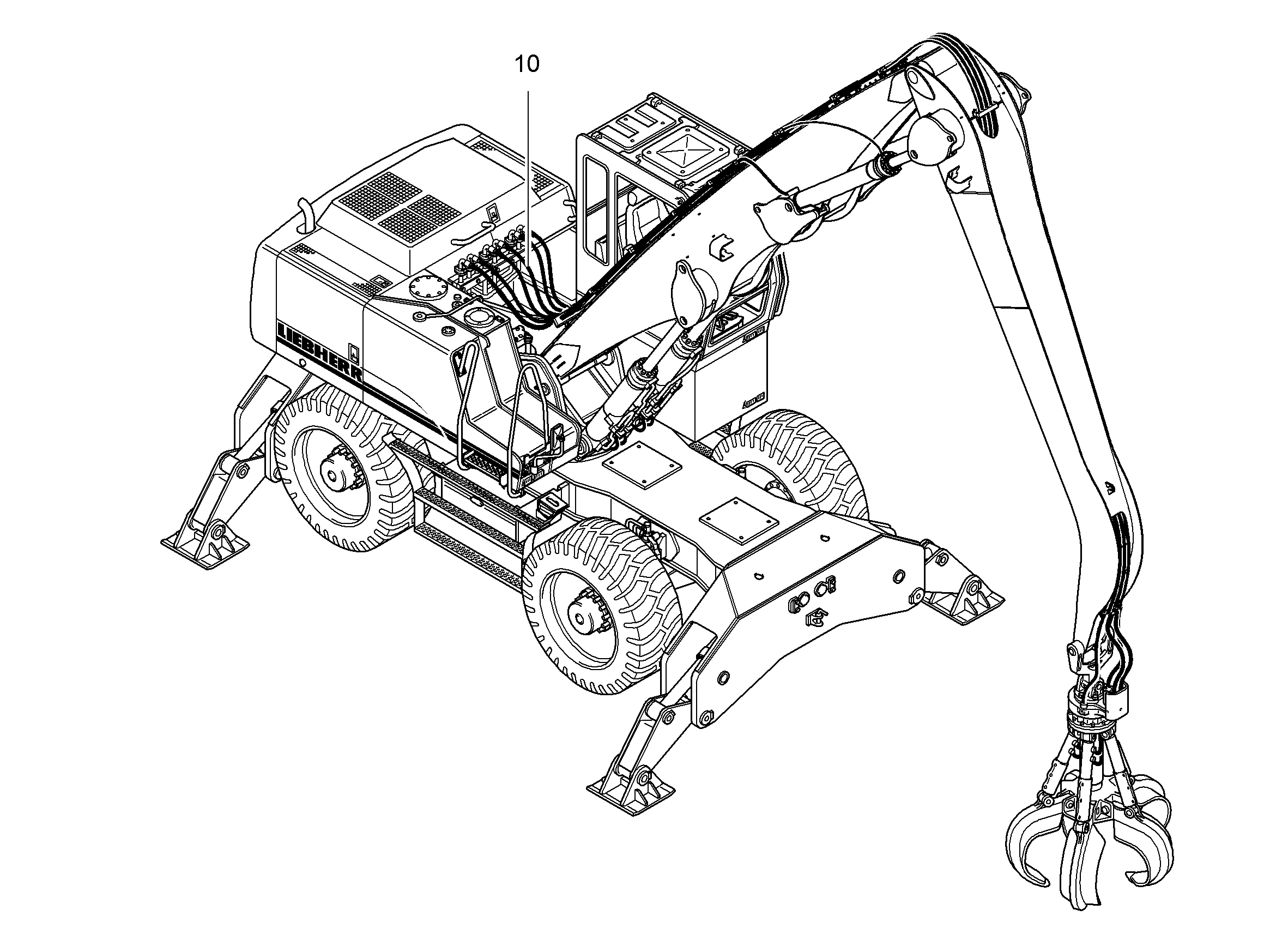 ПЕРЕКЛЮЧАЮЩЕЕ УСТР-ВО АВТОМ. 9601702 LIEBHERR