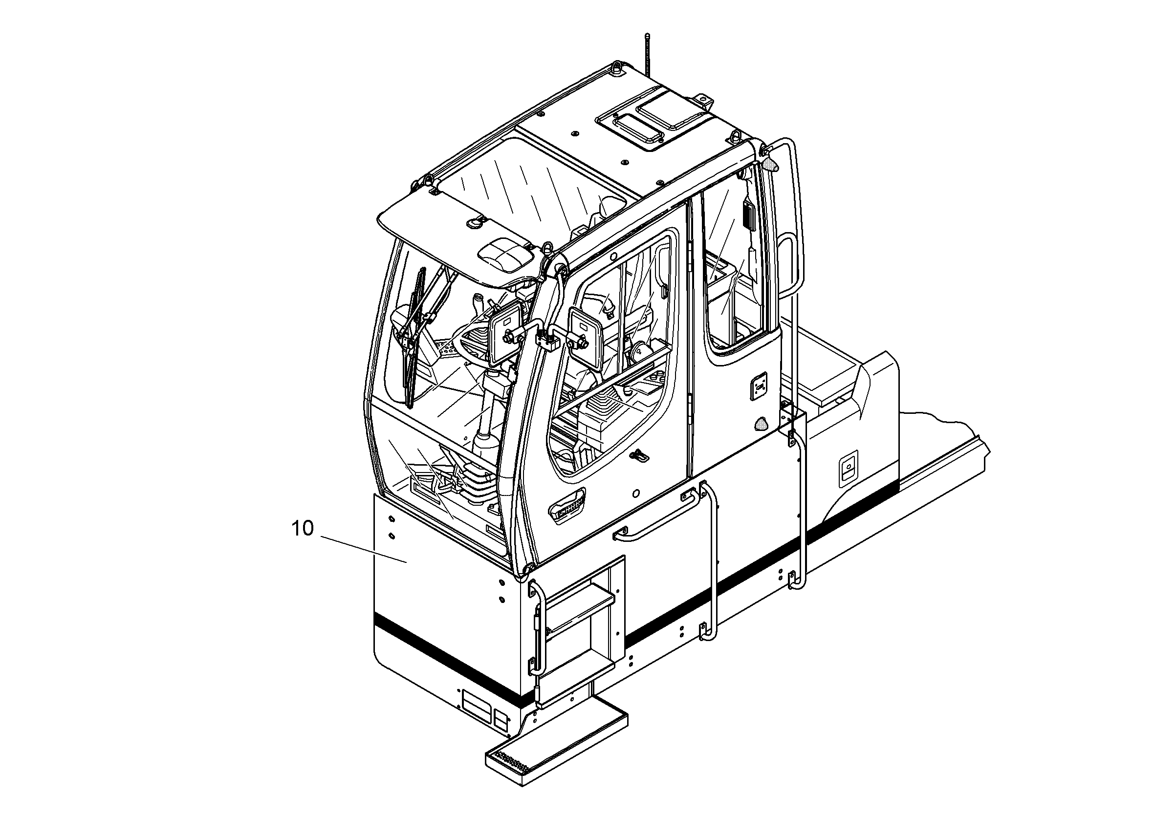ВОЗВЫШЕНИЕ КАБИНЫ 800MM 9630271 LIEBHERR