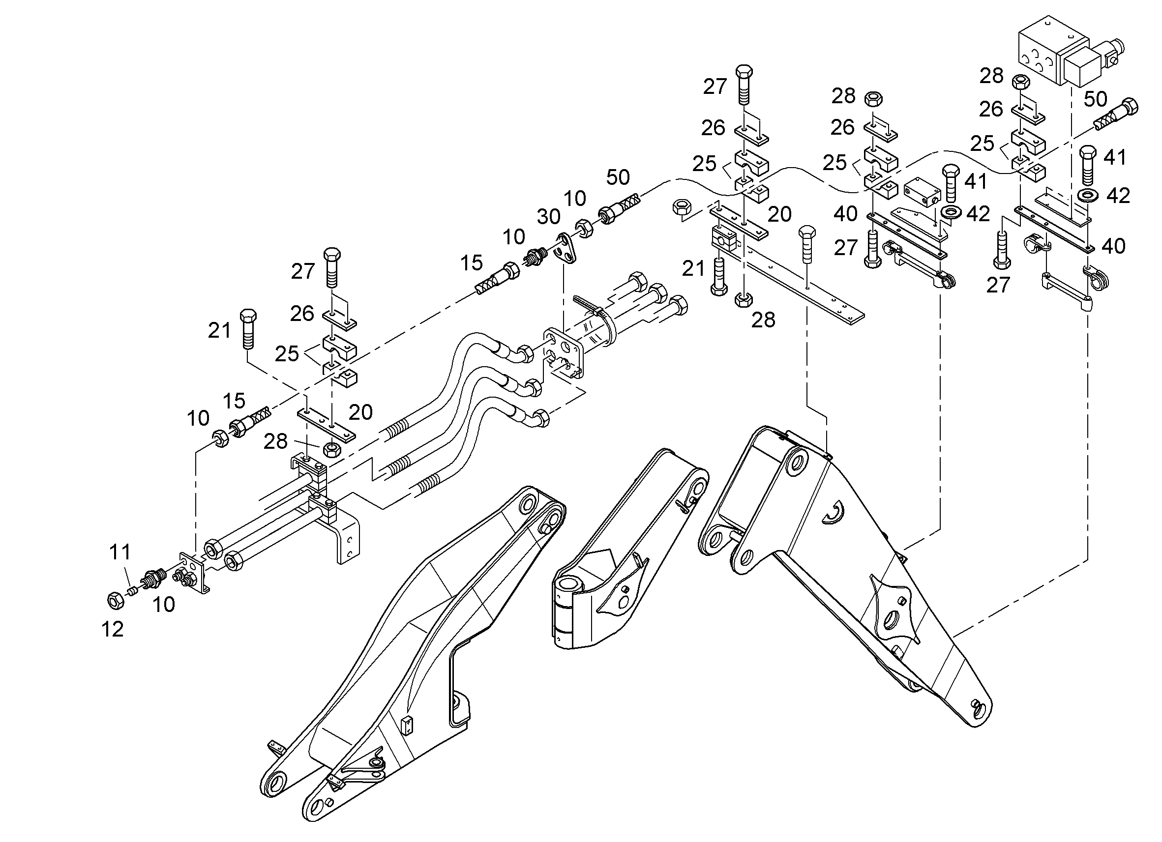 ШЛАНГ 25X1580 7408179 LIEBHERR