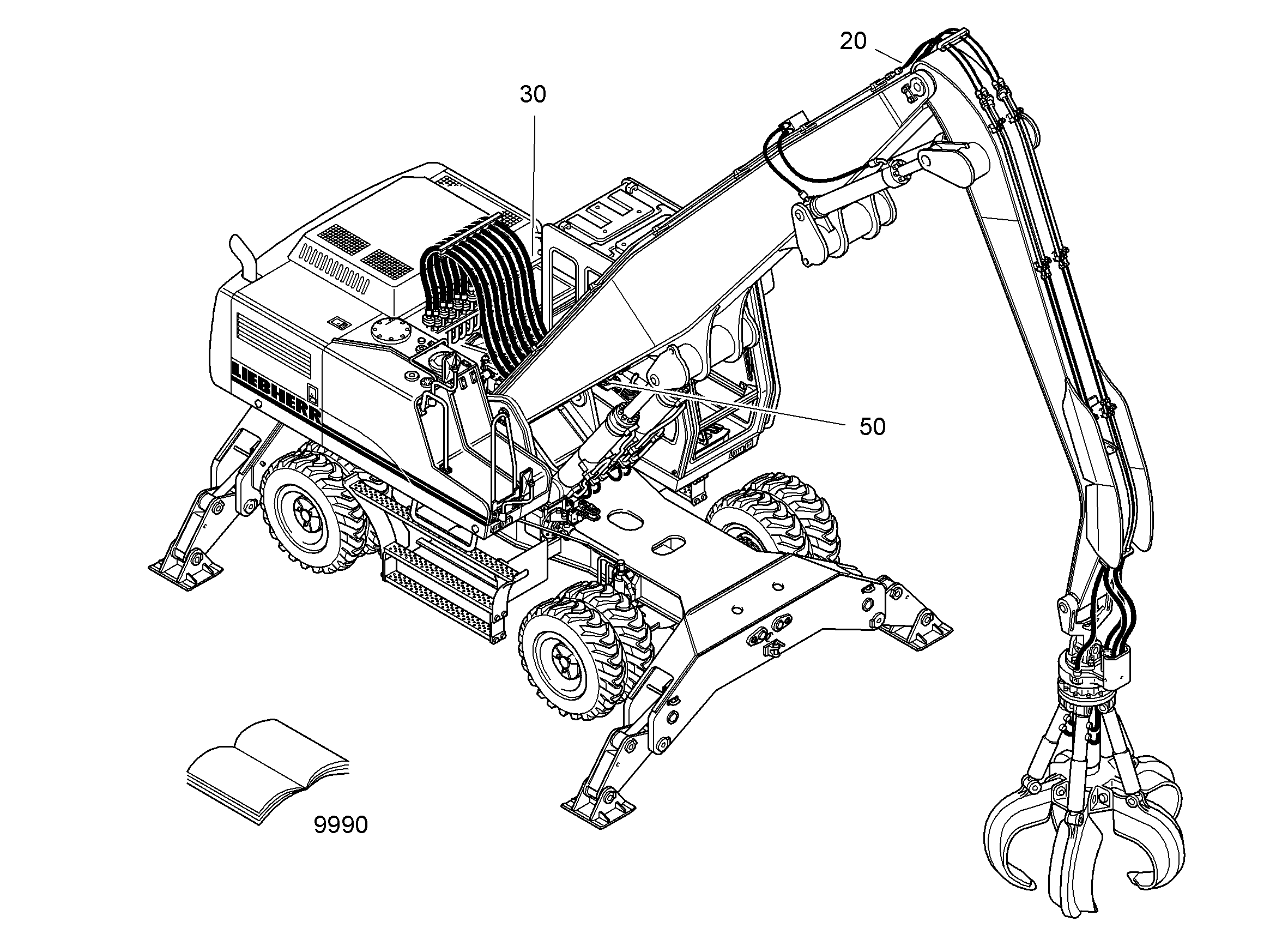 ЭЛЕМЕНТЫ МОНТАЖНЫЕ 9599991 LIEBHERR