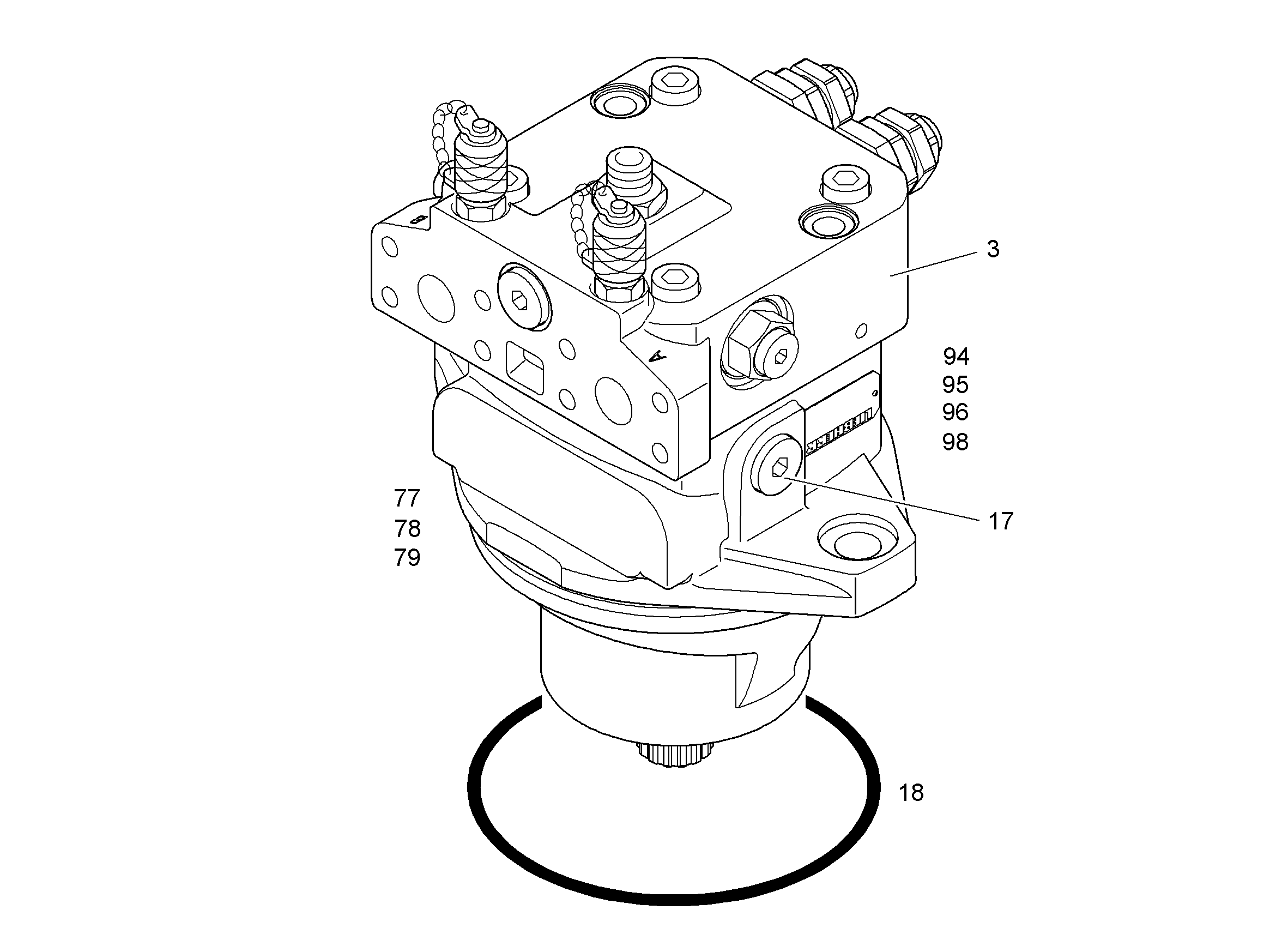 ПЛИТА СОЕДИНИТЕЛЬНАЯ NG 045 10115964 LIEBHERR