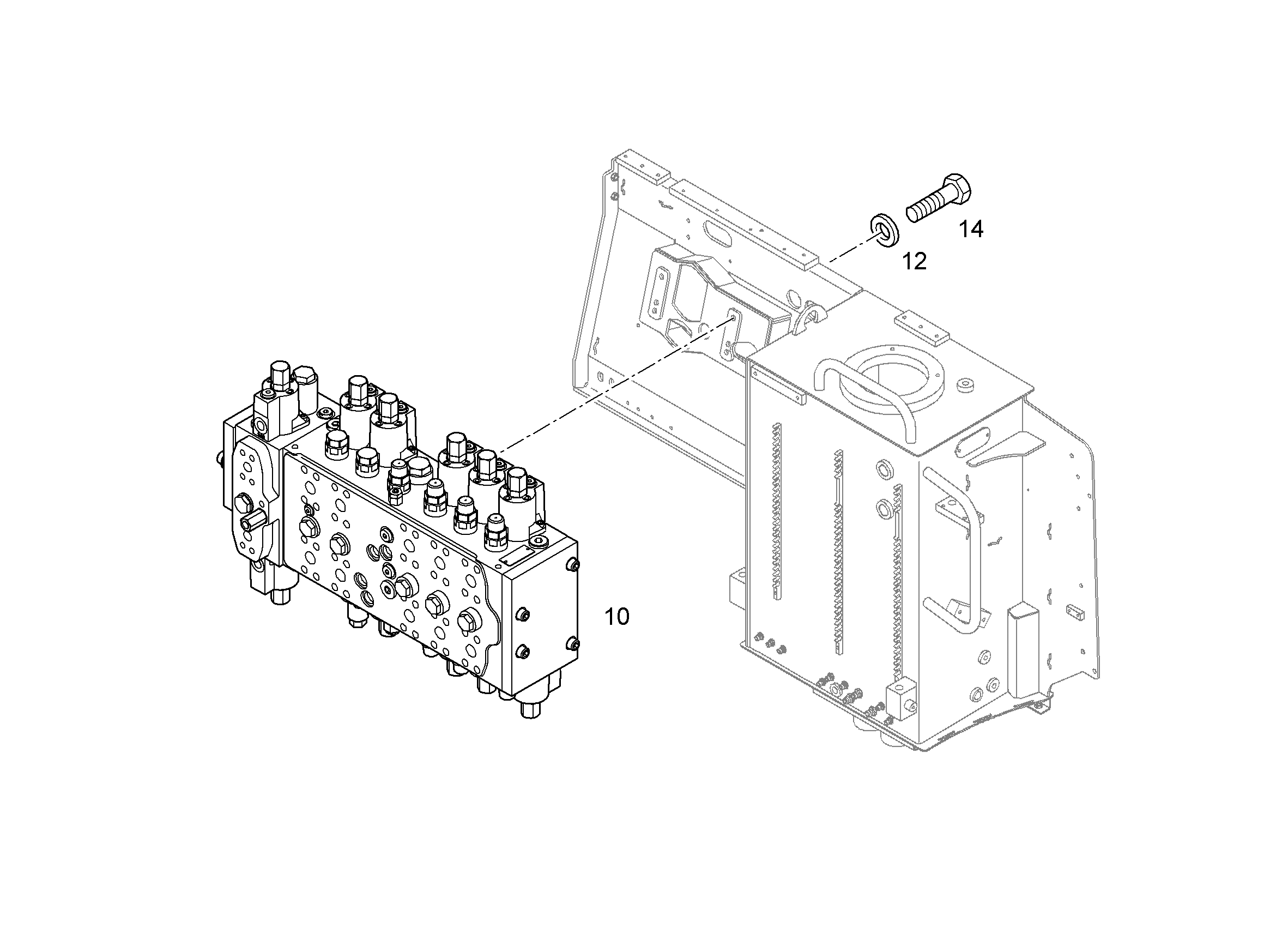 БЛОК УПРАВЛЕНИЯ 10340370 LIEBHERR