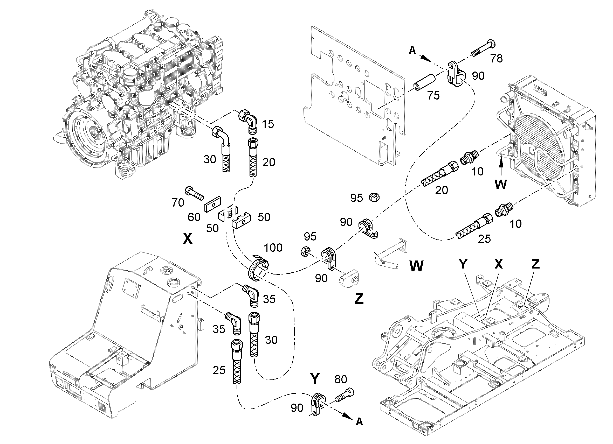 ШЛАНГ ТОПЛИВНЫЙ 12X1850 10293940 LIEBHERR