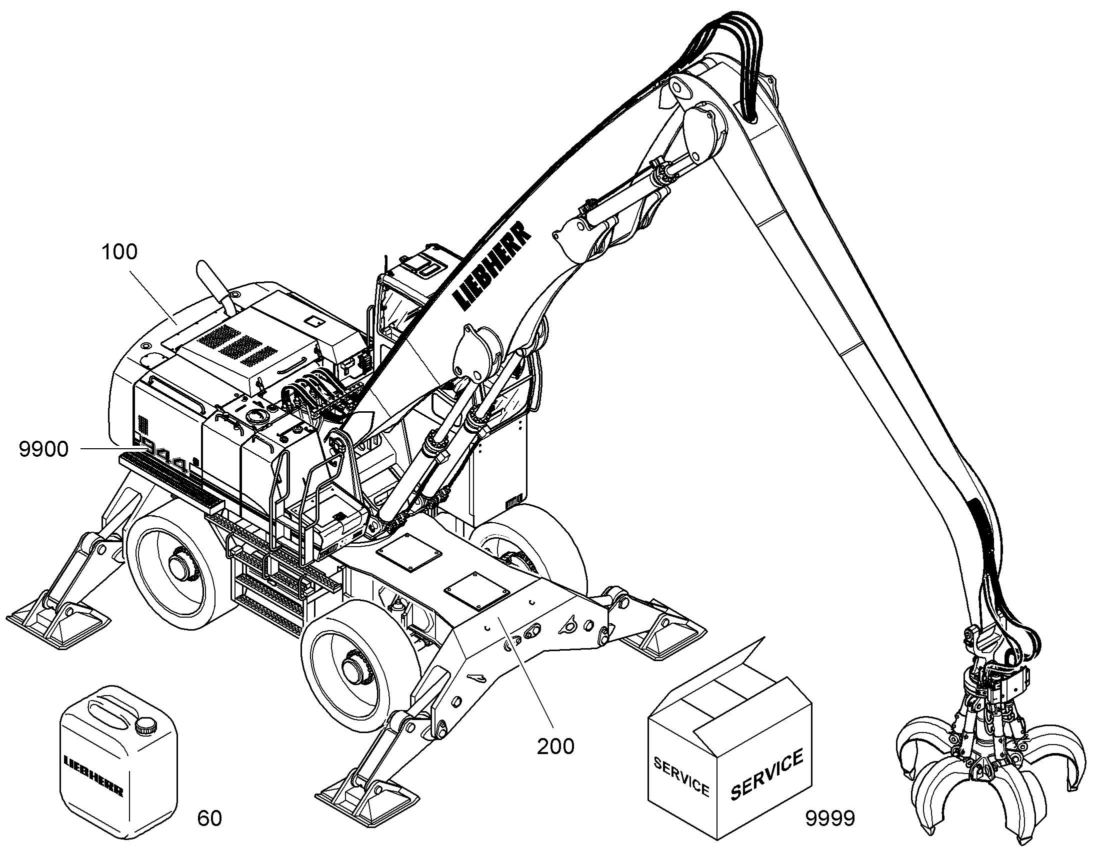 СМАЗ.МАТЕРИАЛЫ, ЗАВОД.ЗАЛИВКА 9595103 LIEBHERR