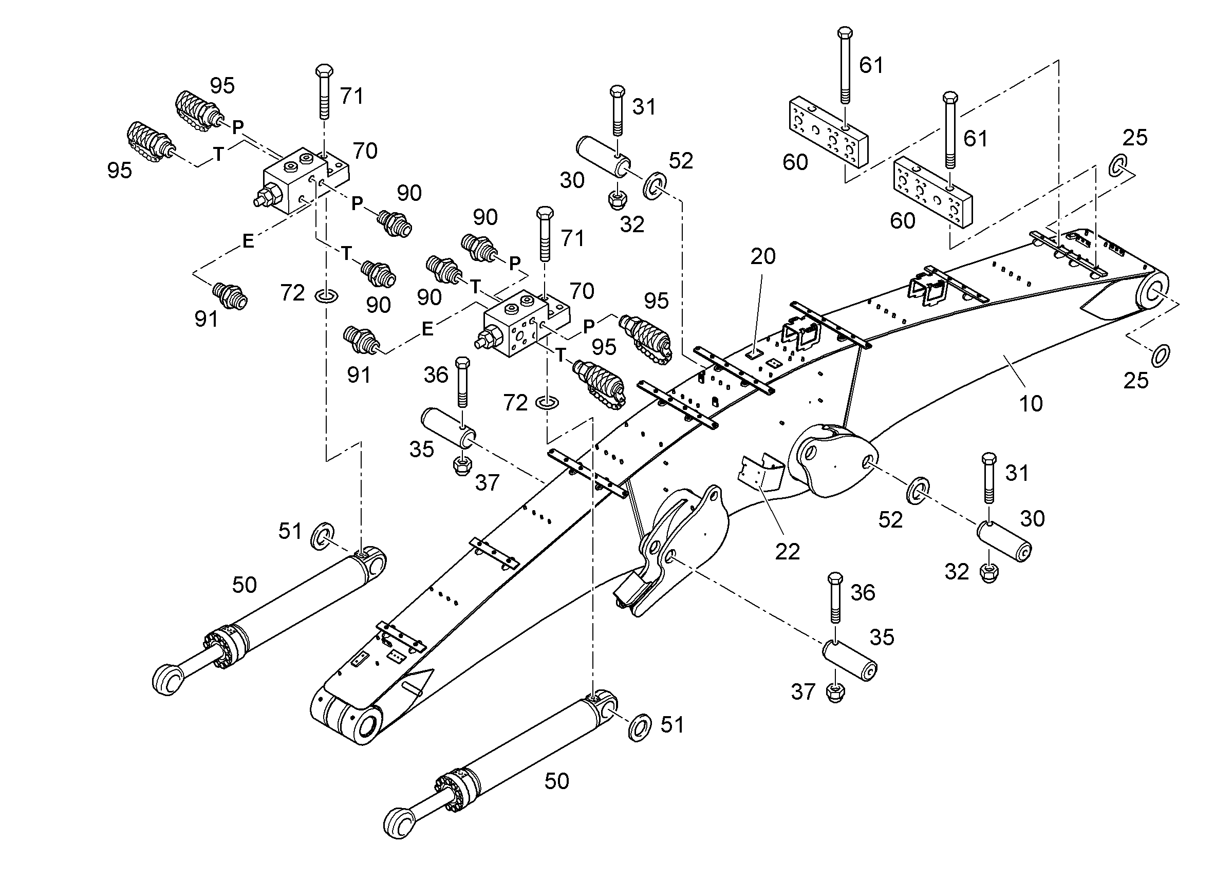 КЛАПАН ПРЕДОХРАНИТЕЛЬНЫЙ 10301104 LIEBHERR