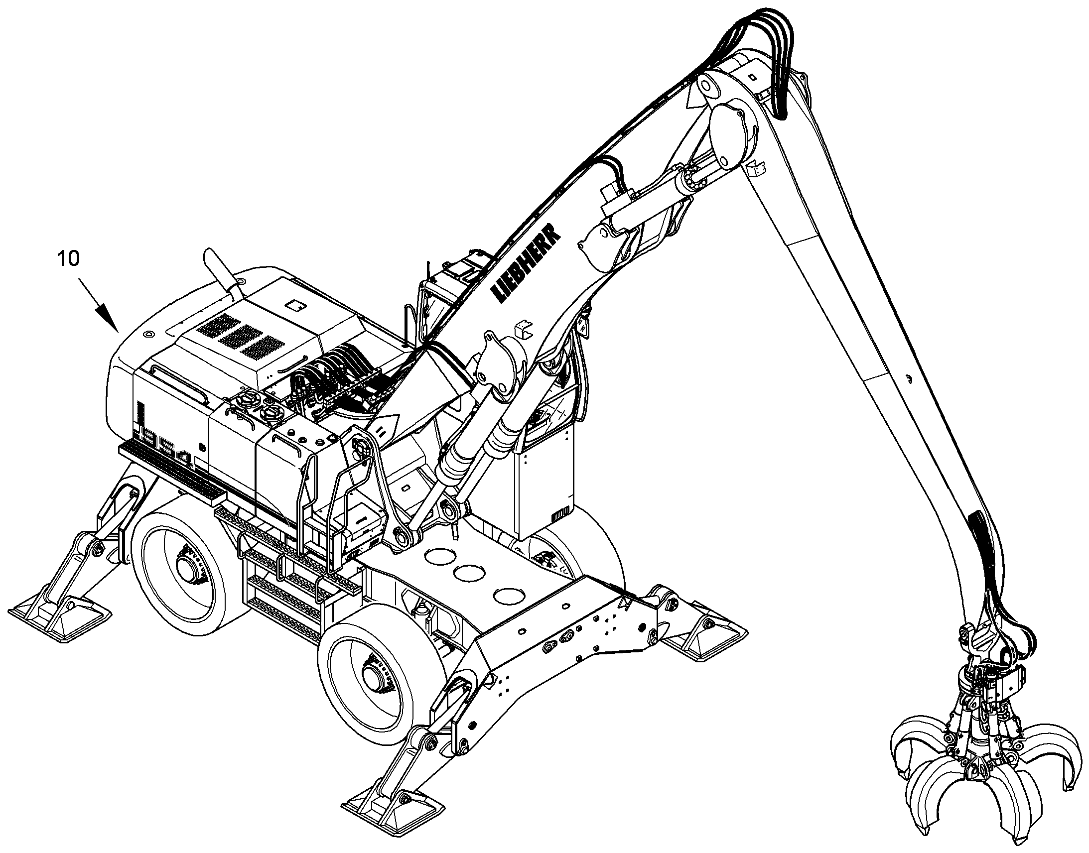 СЦЕПНОЕ УСТРОЙСТВО 9641263 LIEBHERR