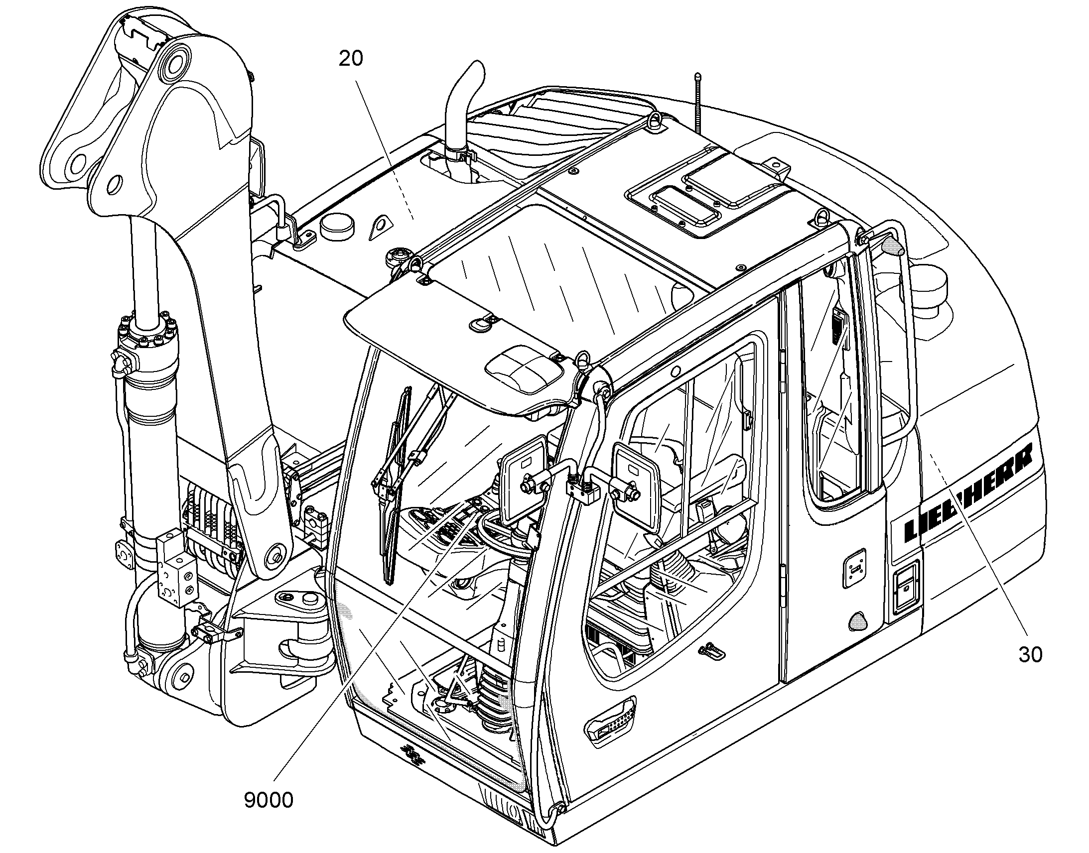 МОНТАЖНЫЕ ЧАСТИ ВОД. ОТОПЛЕНИЯ 9627496 LIEBHERR