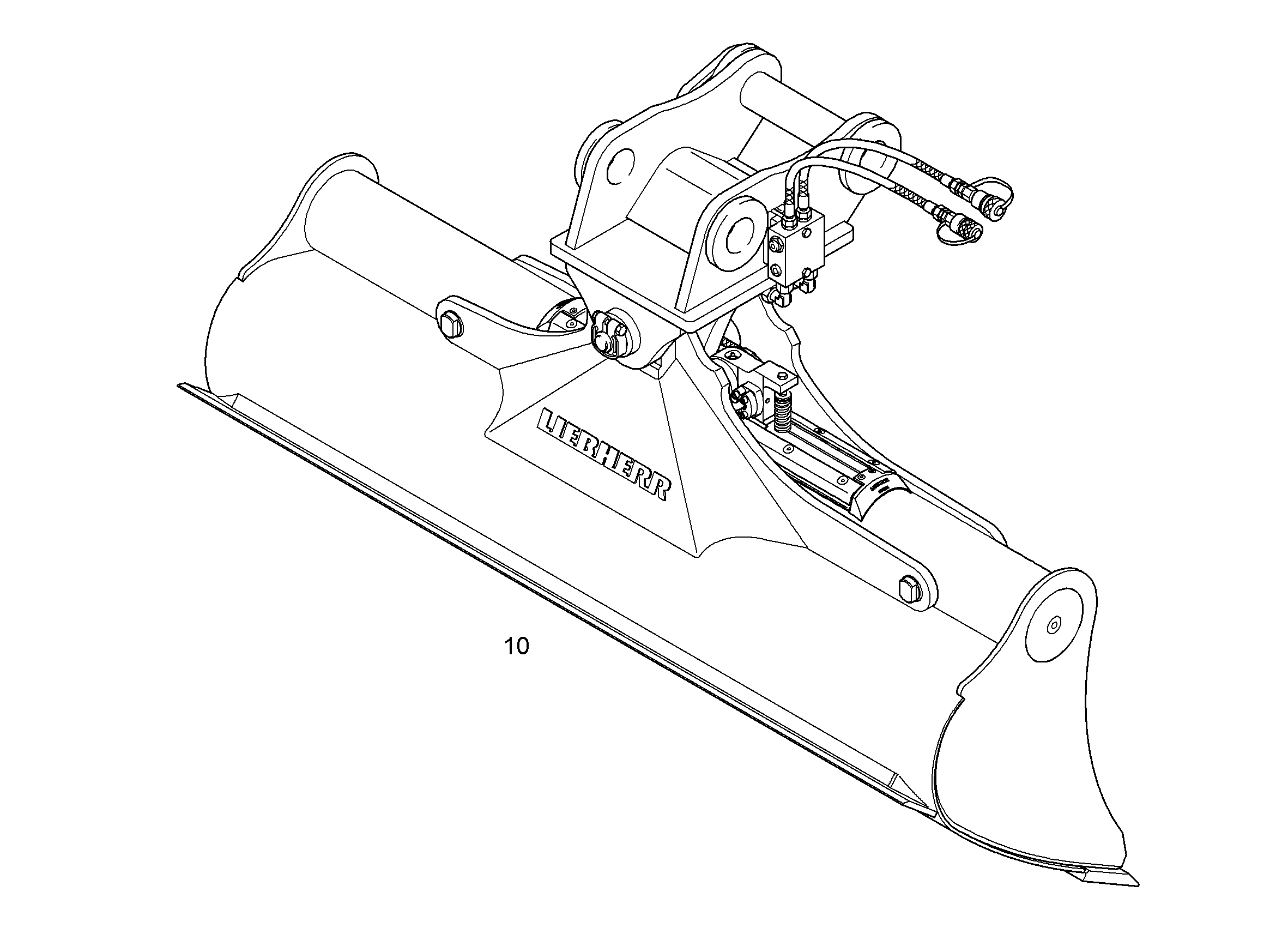 КОВШ КАНАВООЧИСТИТЕЛЯ 1700mm 0,41m³ 9603486 LIEBHERR