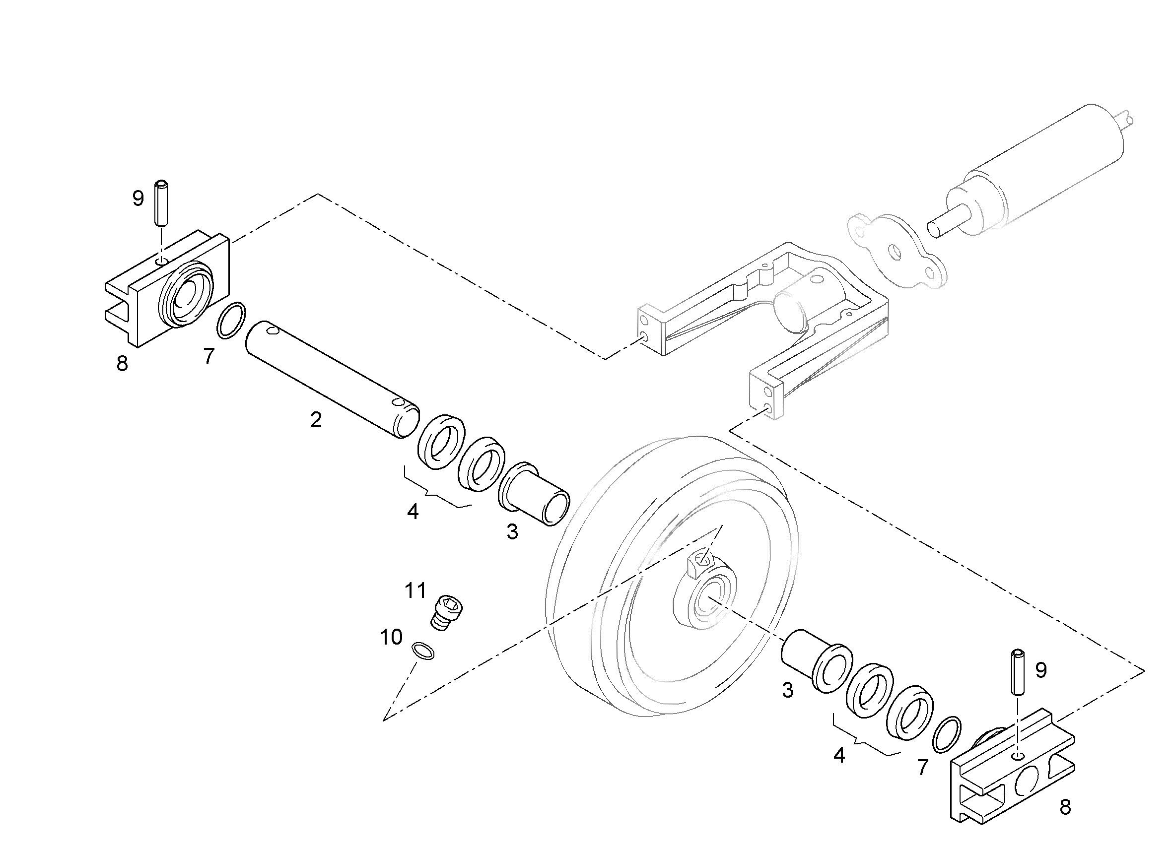 ОСЬ 10297259 LIEBHERR