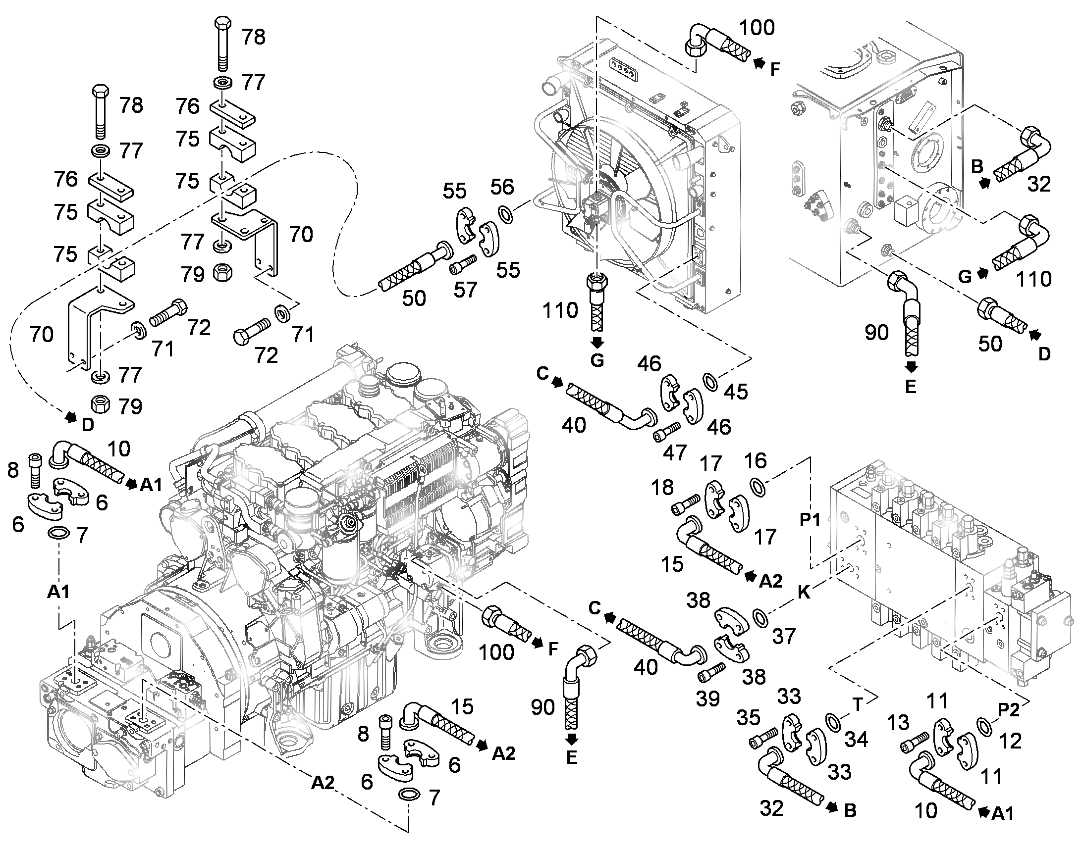 ШЛАНГ 25X1100 10294959 LIEBHERR