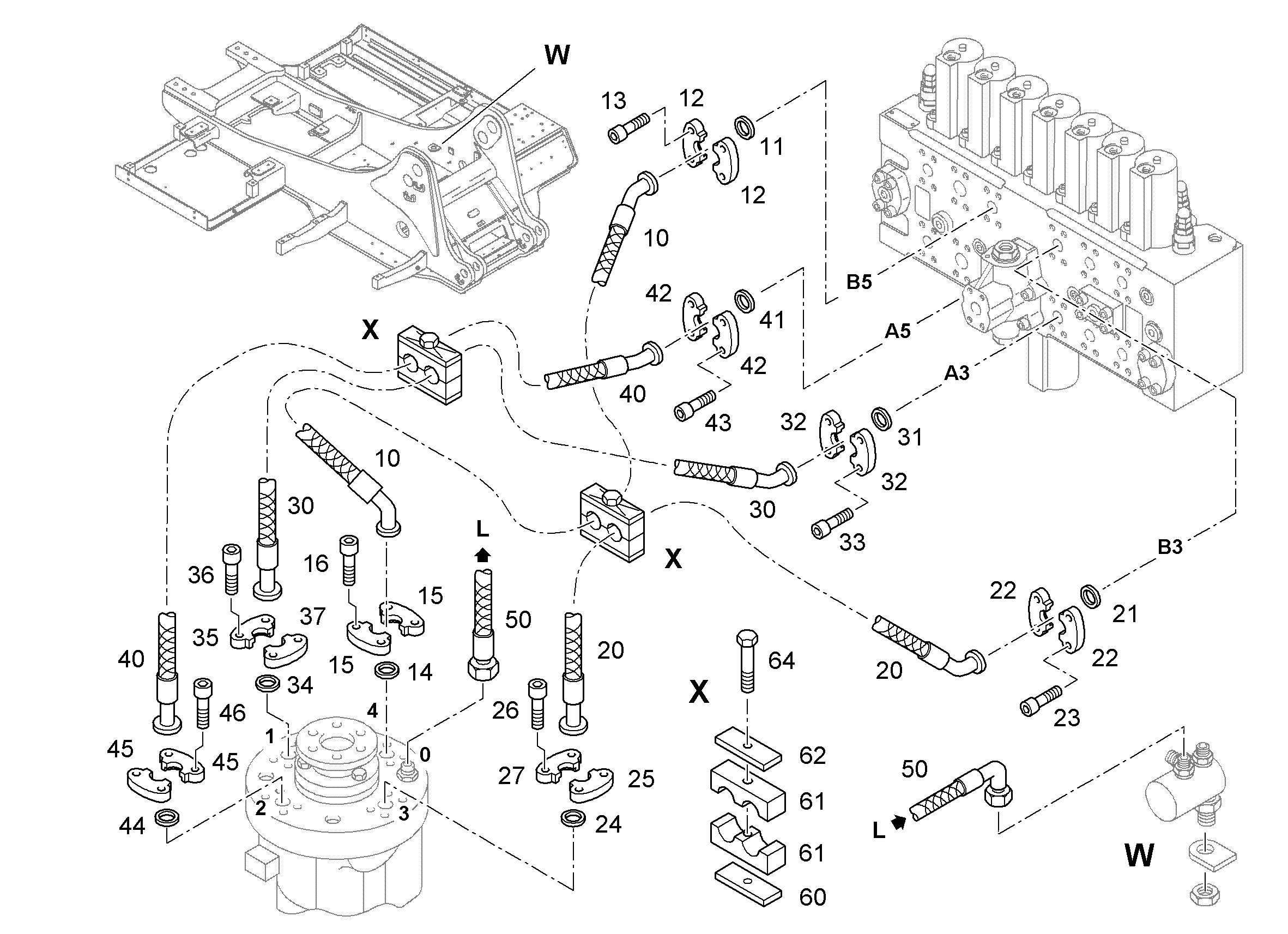 ШЛАНГ 25X1550 10301016 LIEBHERR