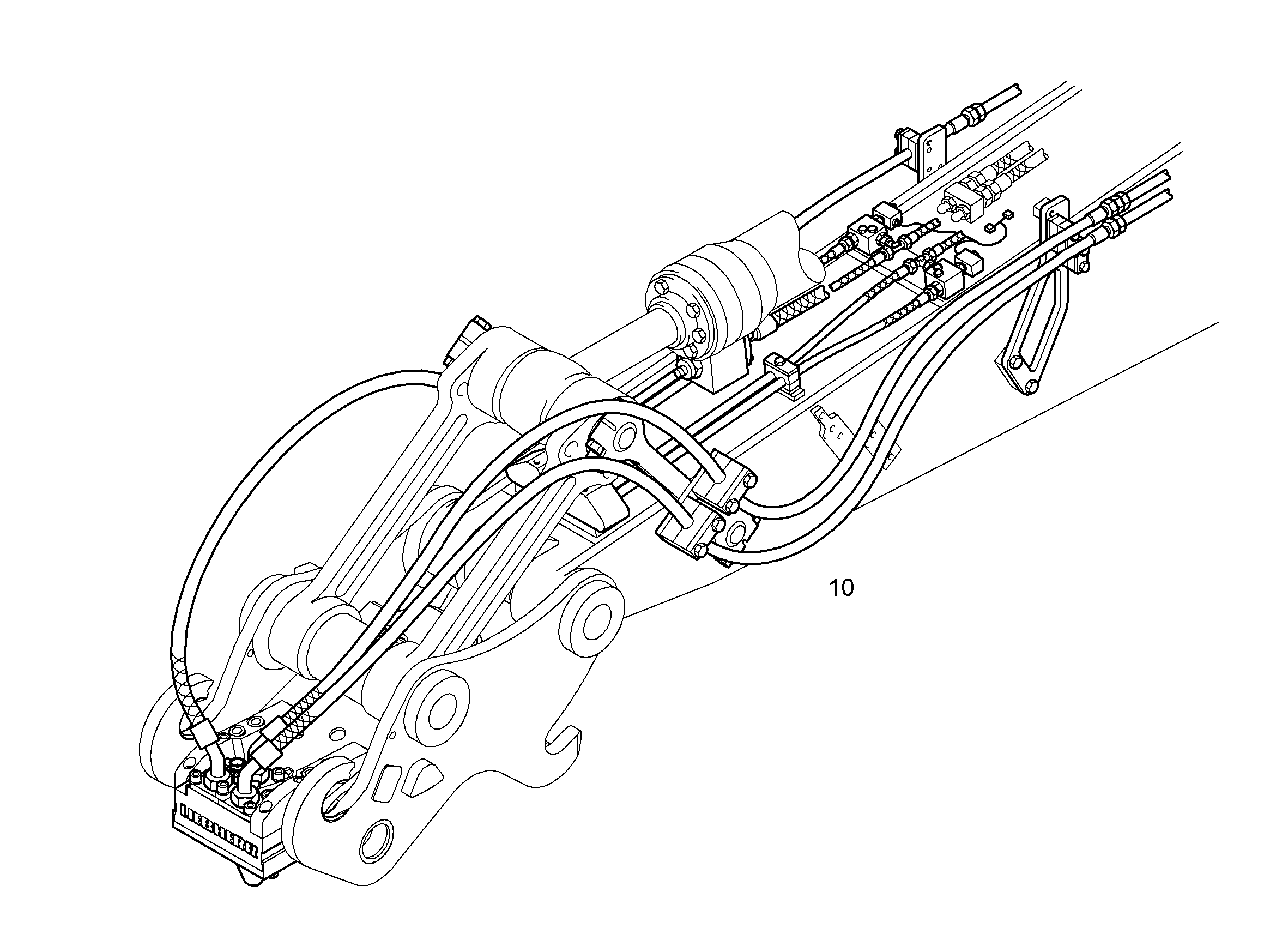LIKUFIX 33 ДЛЯ РУКОЯТИ КОВША 2,45M 9603971 LIEBHERR