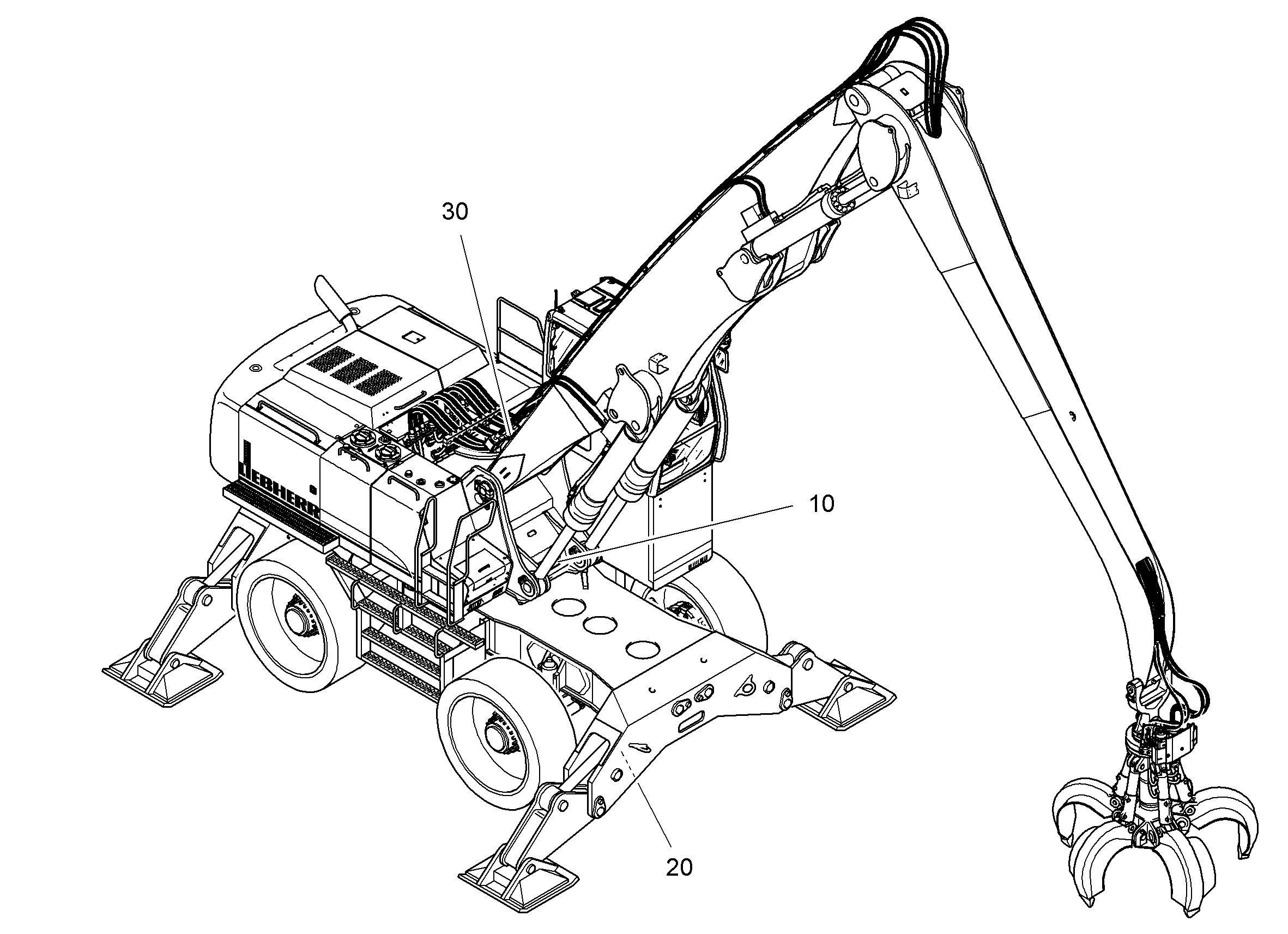 ДЕТАЛИ МОНТАЖНЫЕ ДЛЯ ОБОРУД. 9614145 LIEBHERR