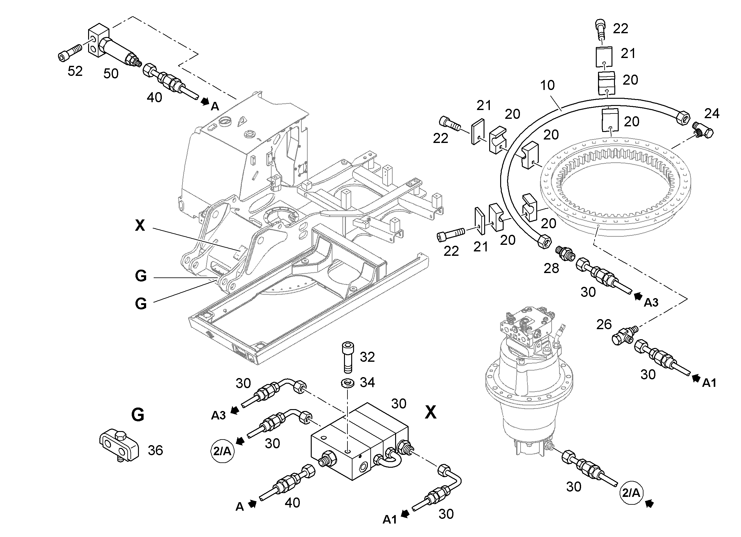 РАСПРЕДЕЛИТЕЛЬ MX-F 3/3 10101670 LIEBHERR
