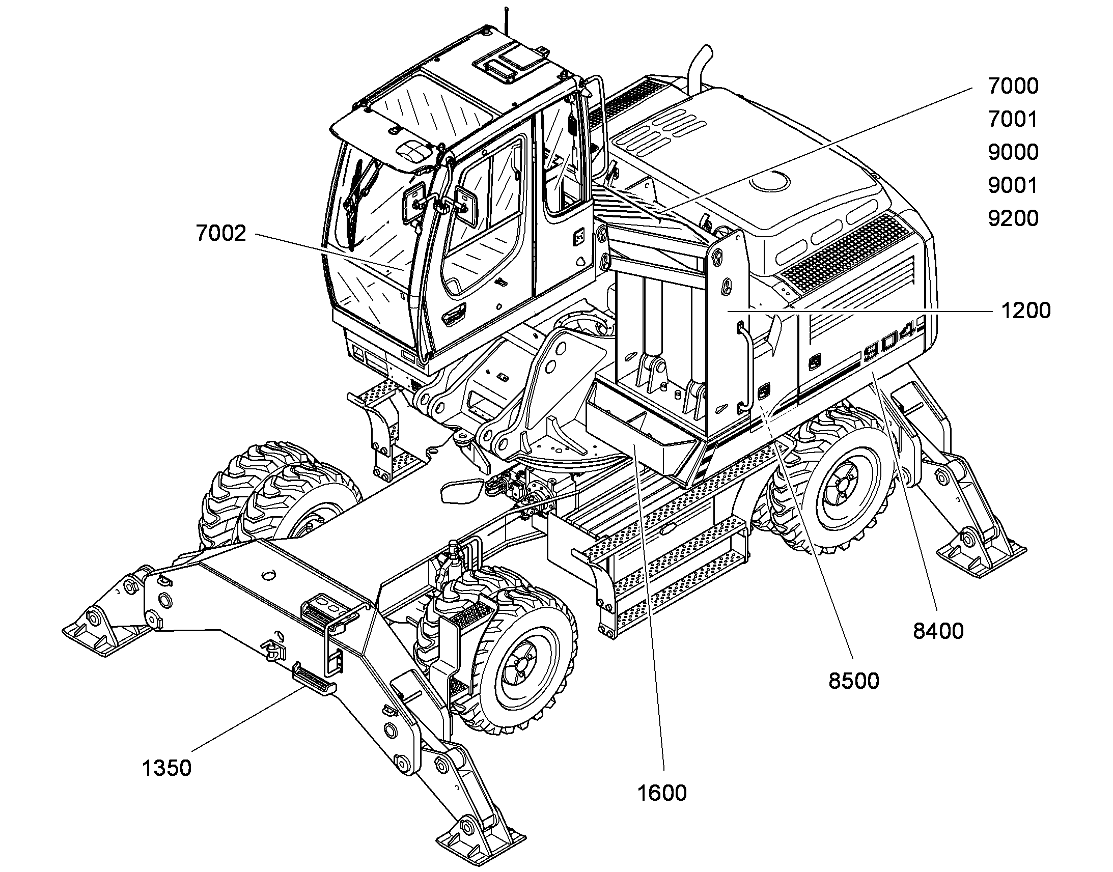КОМПЛЕКТУЮЩИЕ  ДЕТАЛИ 9611510 LIEBHERR