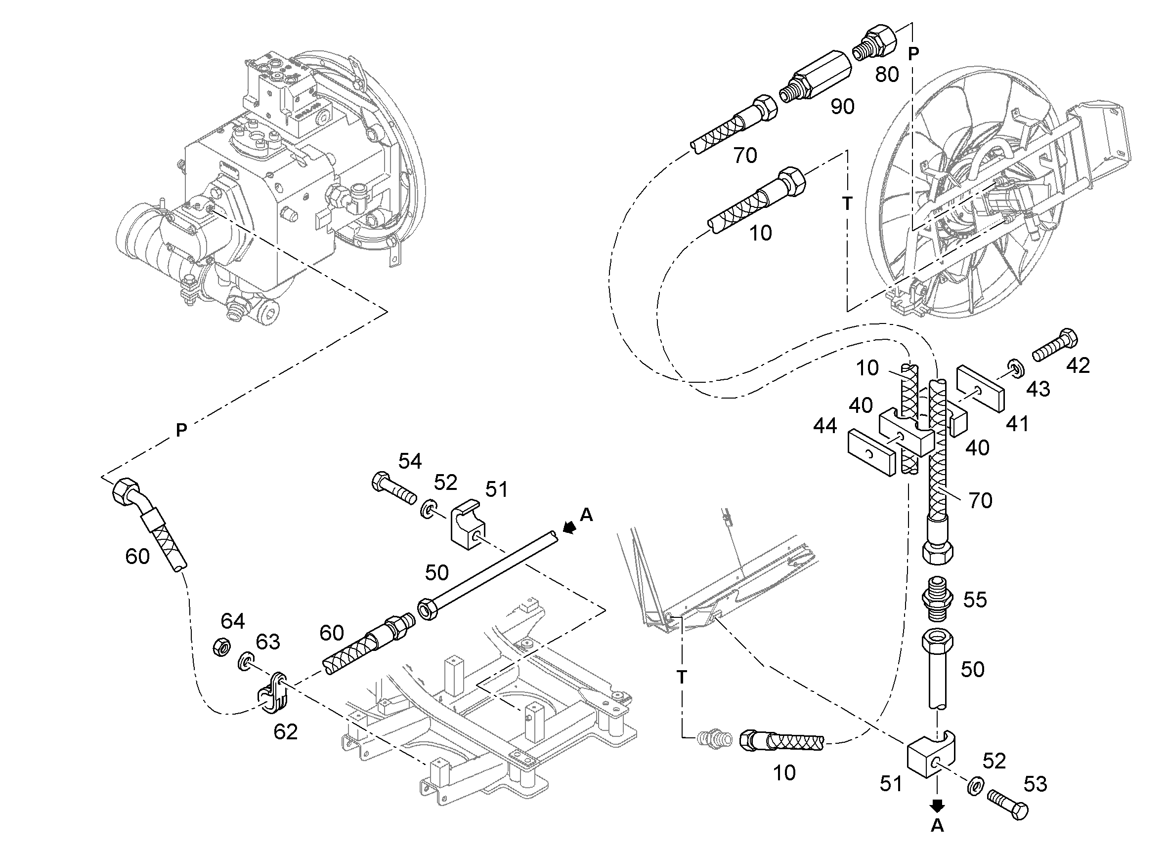 ШЛАНГ 12X1250 10297450 LIEBHERR