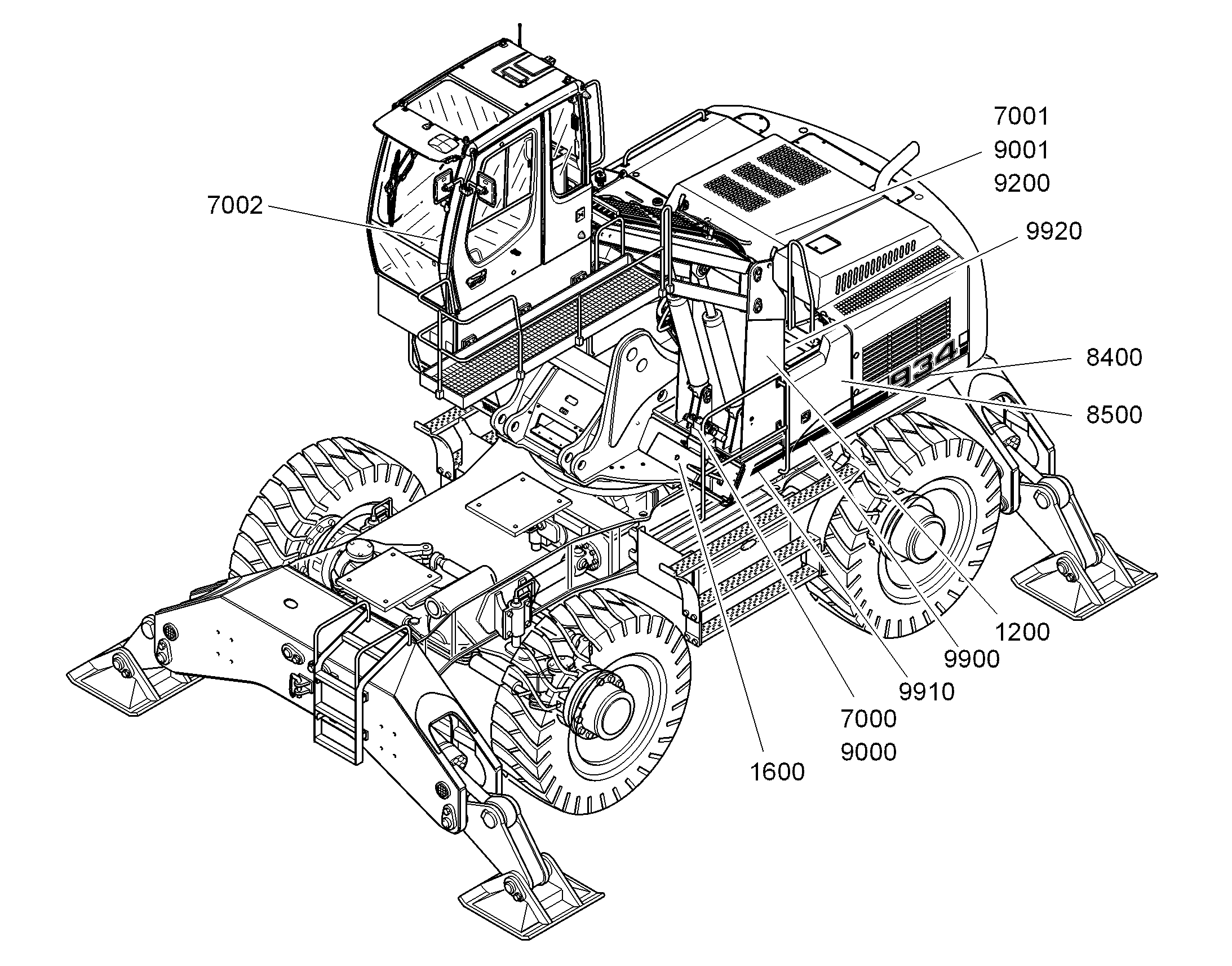 КОМПЛЕКТУЮЩИЕ ДЕТАЛИ 9600460 LIEBHERR