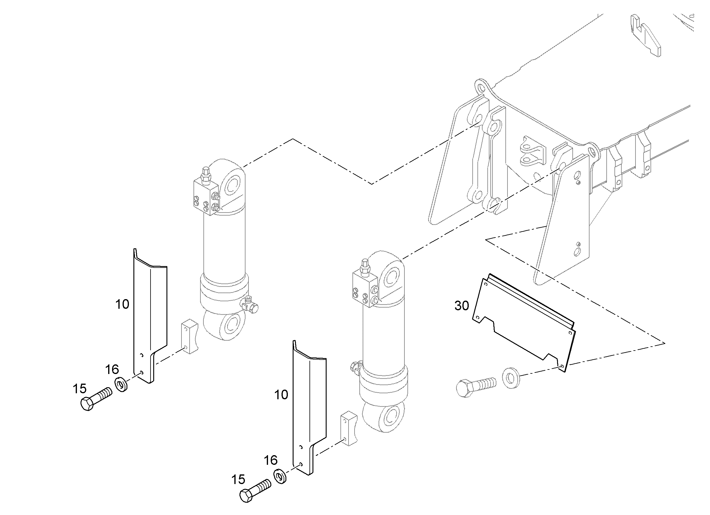 ЩИТ СНИЗУ 9613760 LIEBHERR
