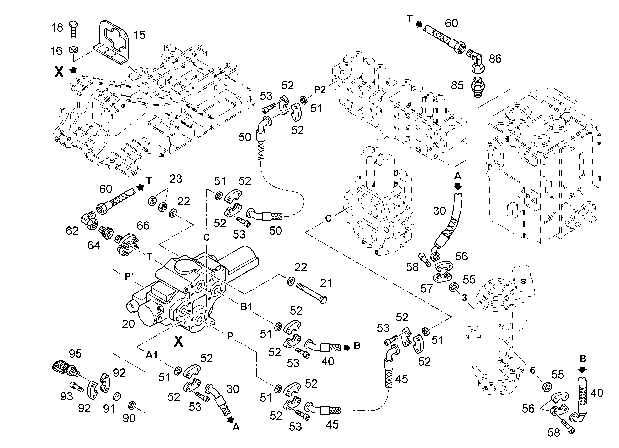 ШЛАНГ 32X1500 10300692 LIEBHERR