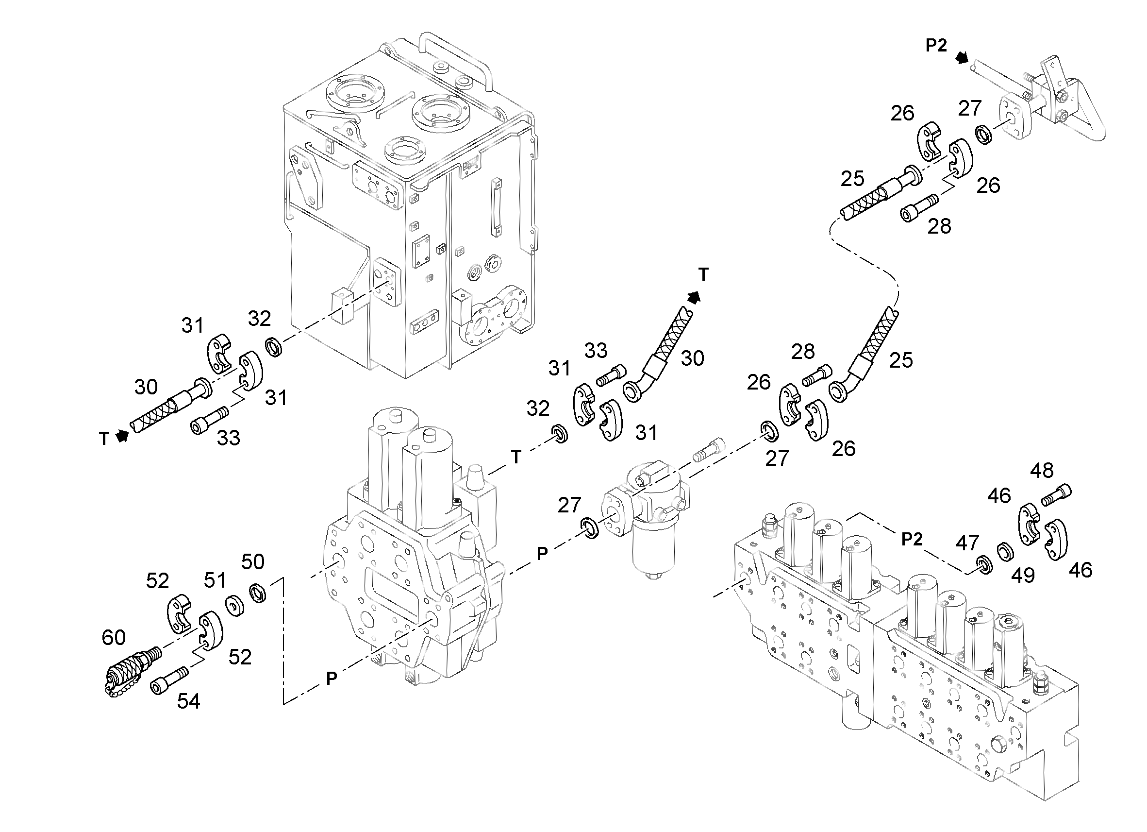 ШЛАНГ 32X1150 10300693 LIEBHERR
