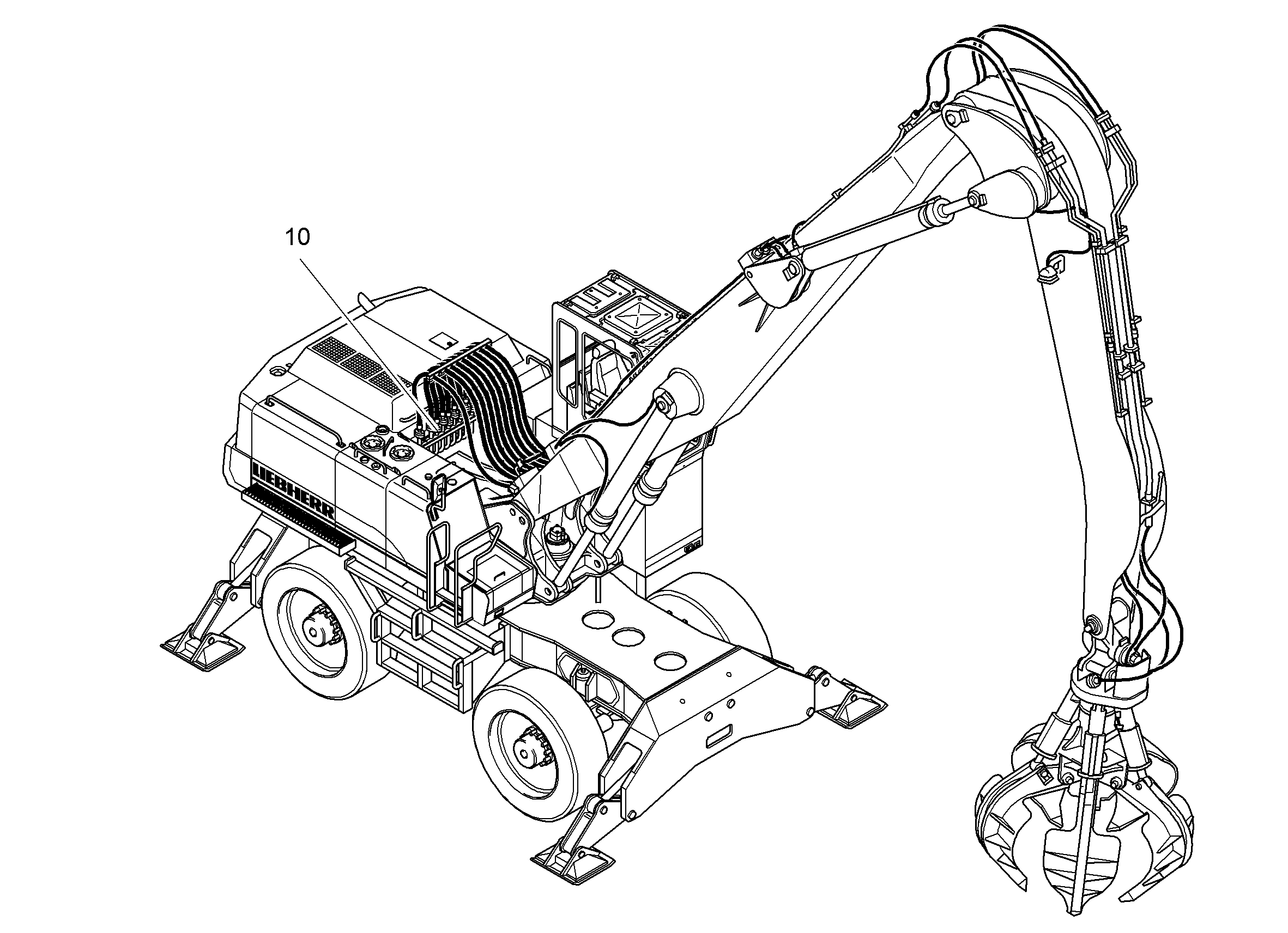 ДОПОЛНЕНИЕ-В ШАССИ AHS 12 9611988 LIEBHERR