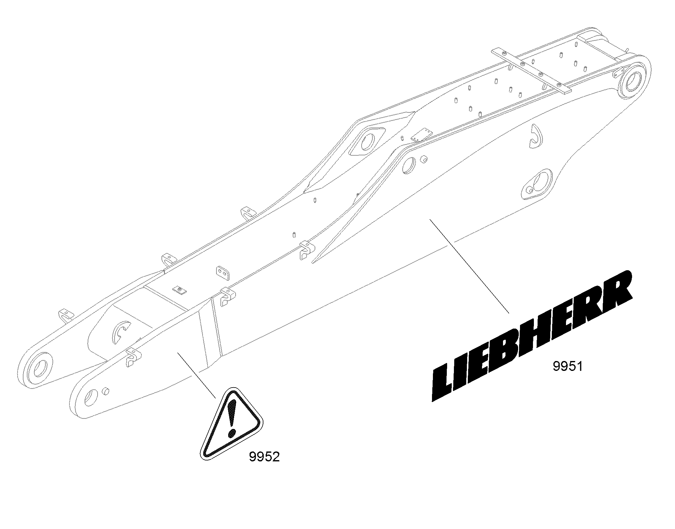 НАКЛЕЙКА VORWERK 94027674 LIEBHERR