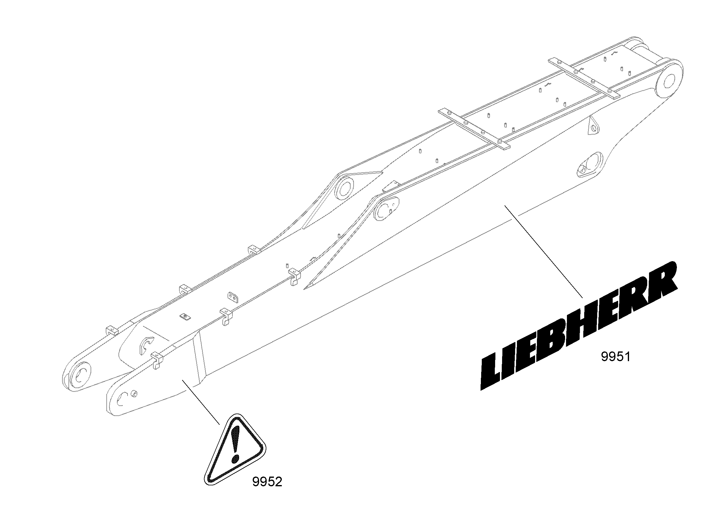 НАКЛЕЙКА VORWERK 94039938 LIEBHERR