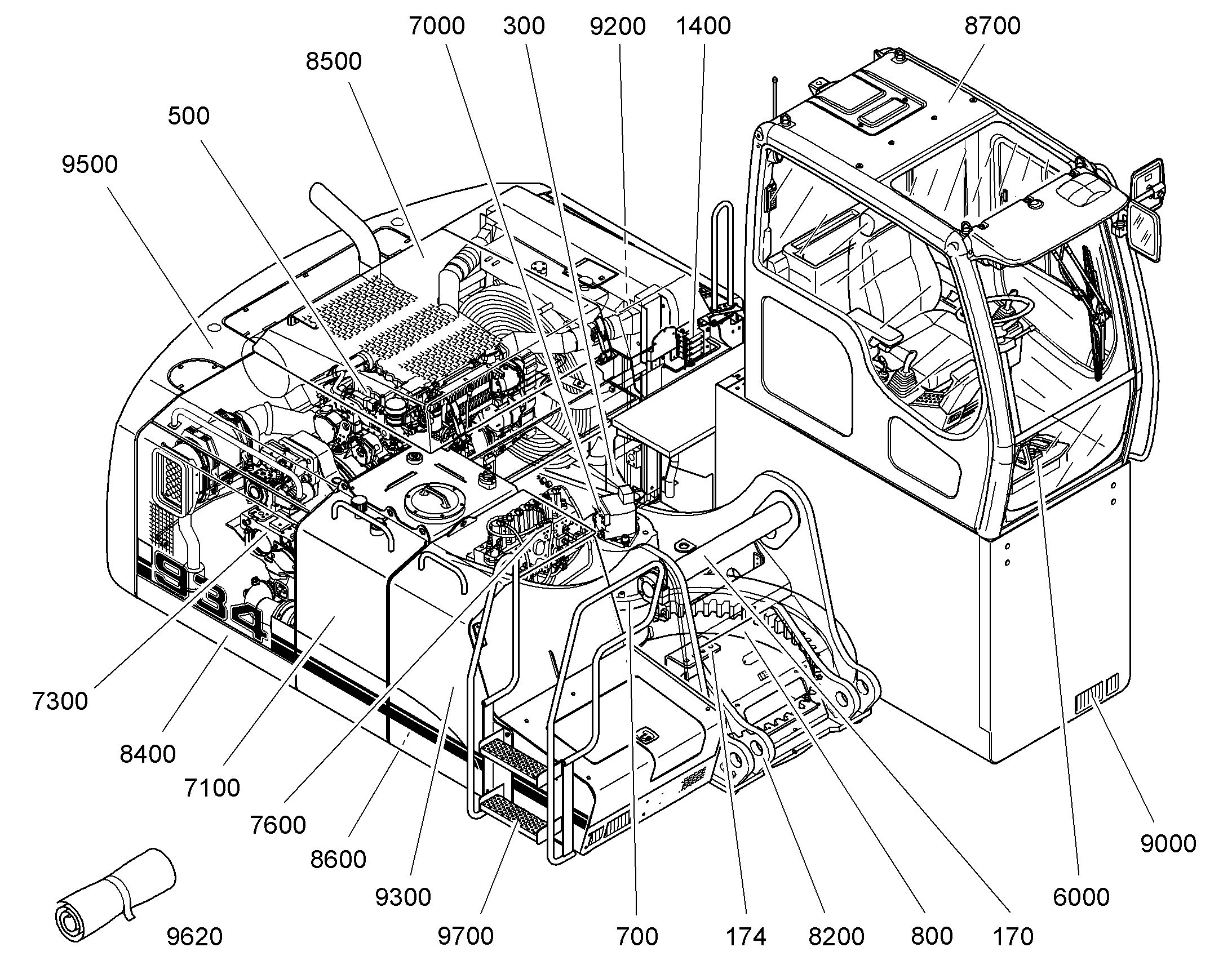 ПУЛЬТ УПРАВЛЕНИЯ 9597410 LIEBHERR