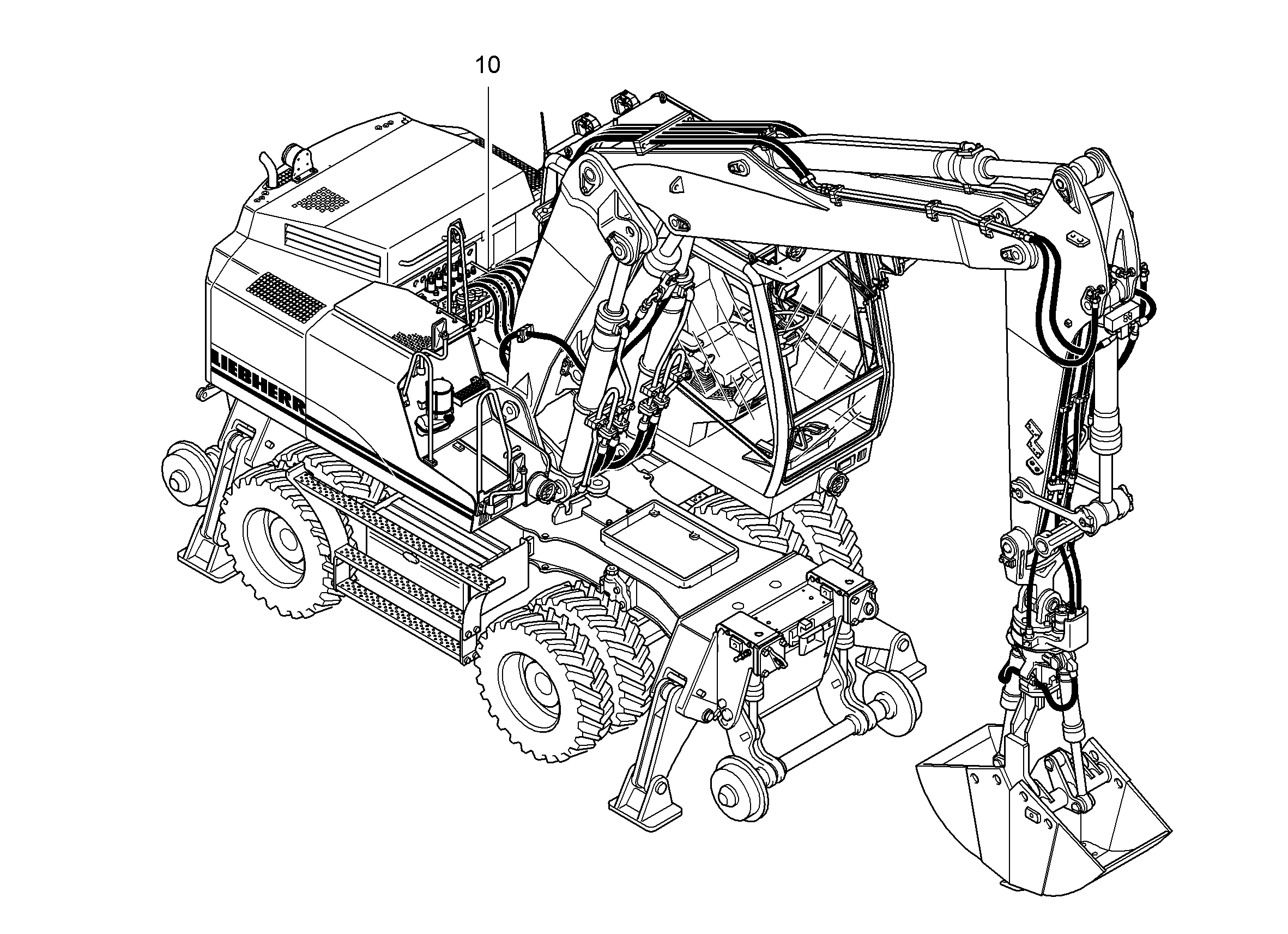 ПЕРЕКЛЮЧЕНИЕ УПРАВЛЕНИЕ 9614898 LIEBHERR