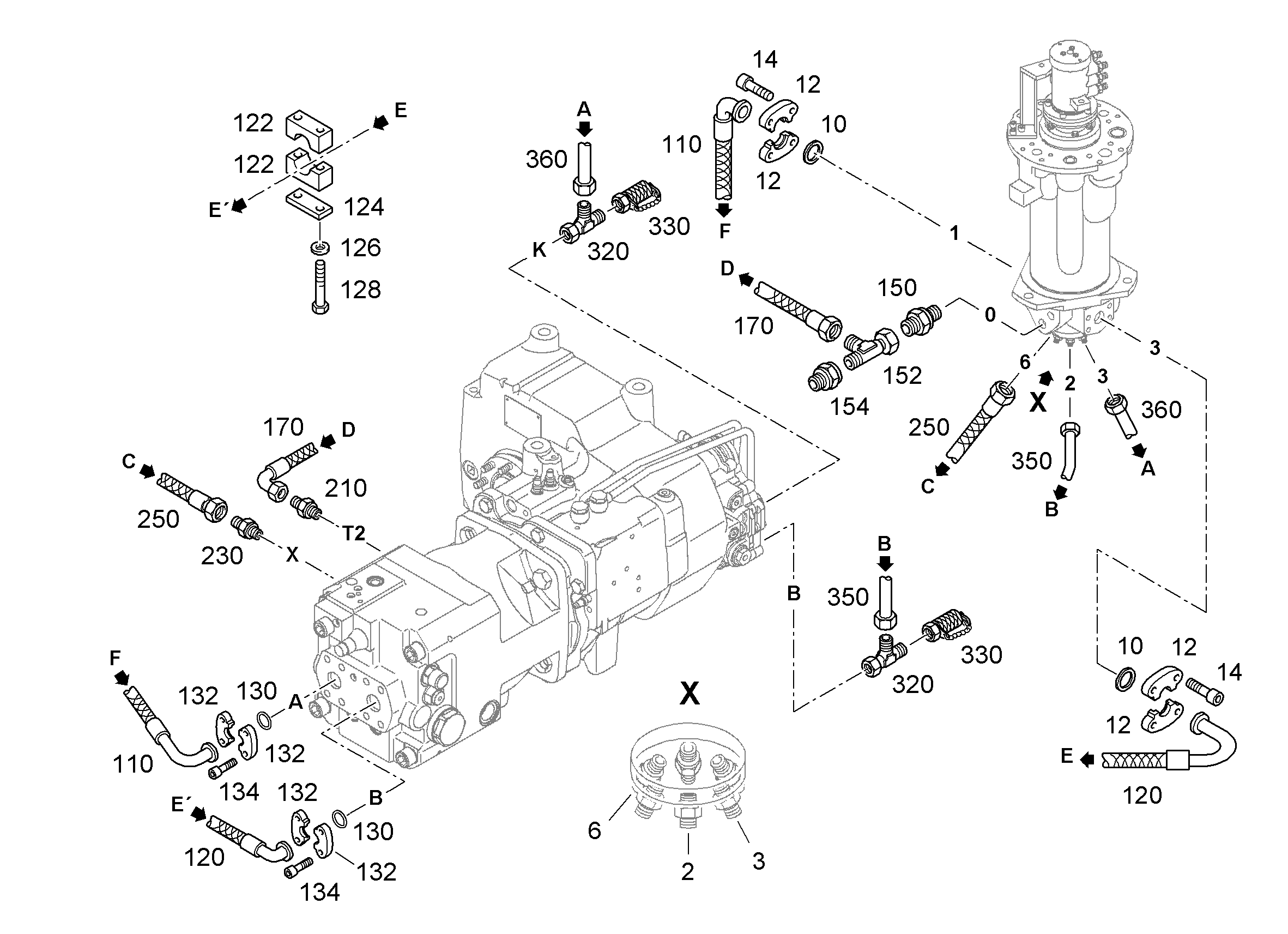 ШЛАНГ 25X1000 10334357 LIEBHERR
