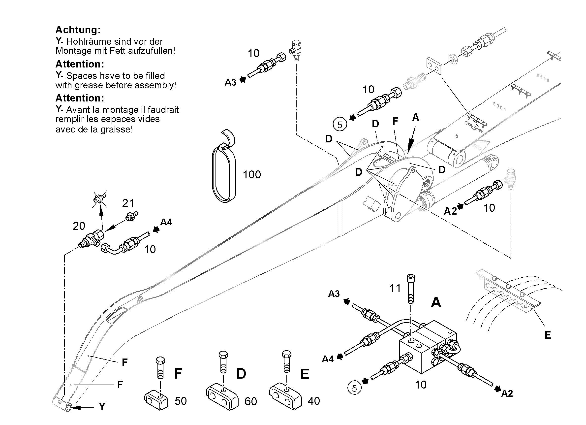 НИППЕЛЬ СМАЗОЧНЫЙ КОНУСНЫЙ DIN 71412 A M10 10326664 LIEBHERR