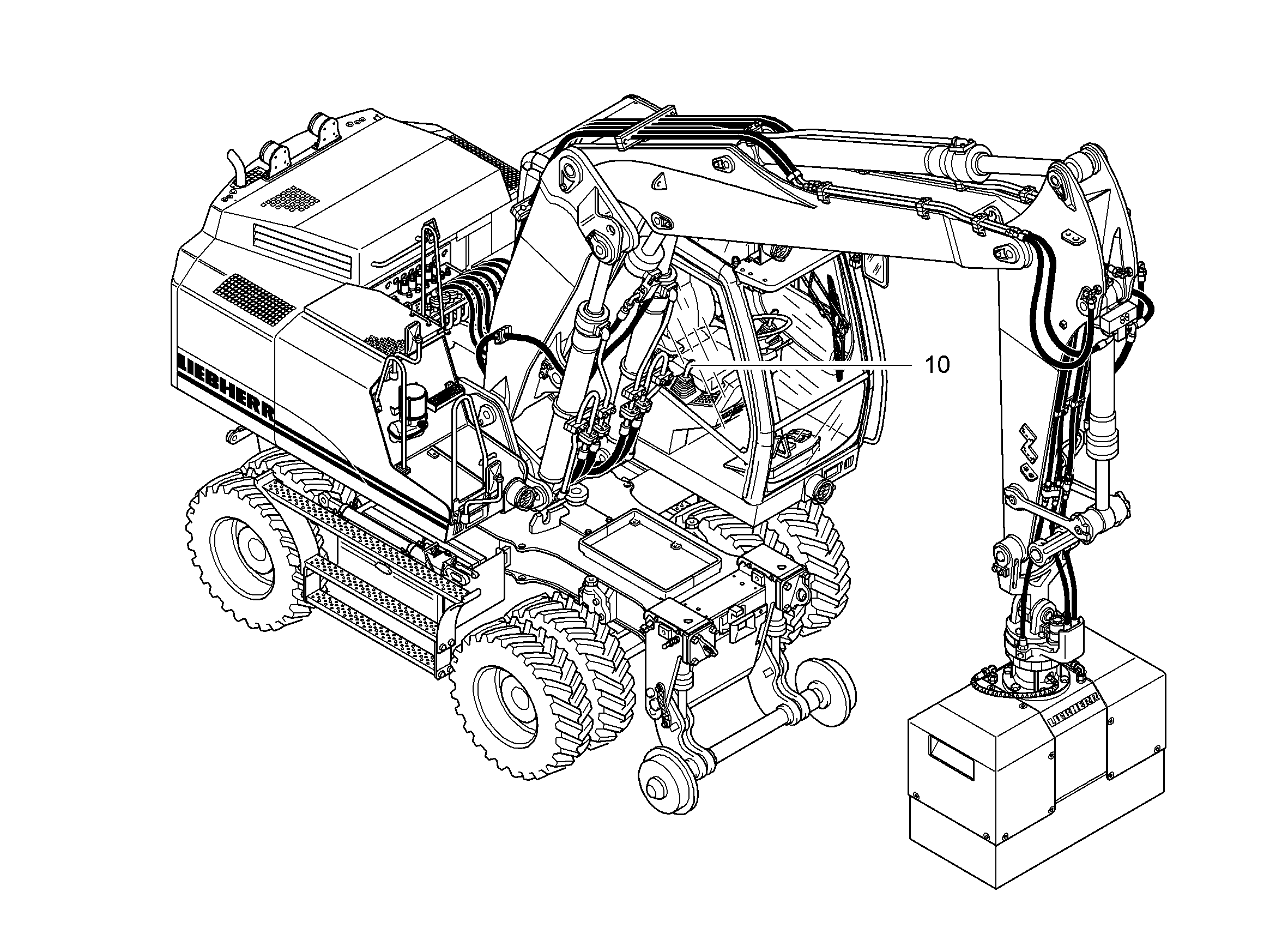 МОНТ.НАБ. ГИДРОМАГНИТ LIEBHERR 9600039 LIEBHERR