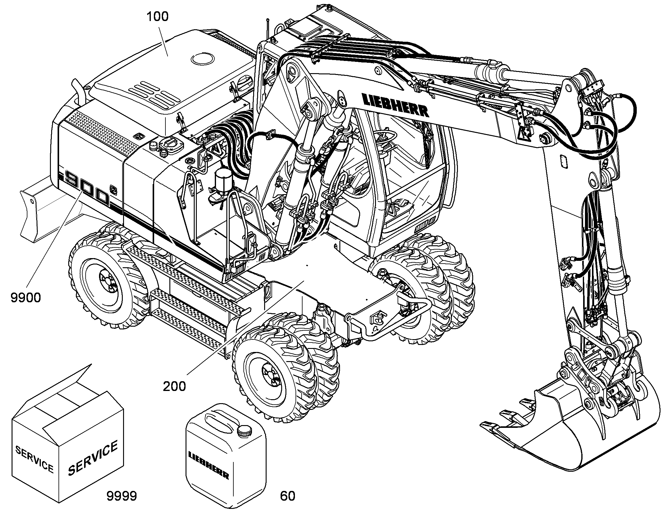 ТАБЛИЧКИ 9596174 LIEBHERR
