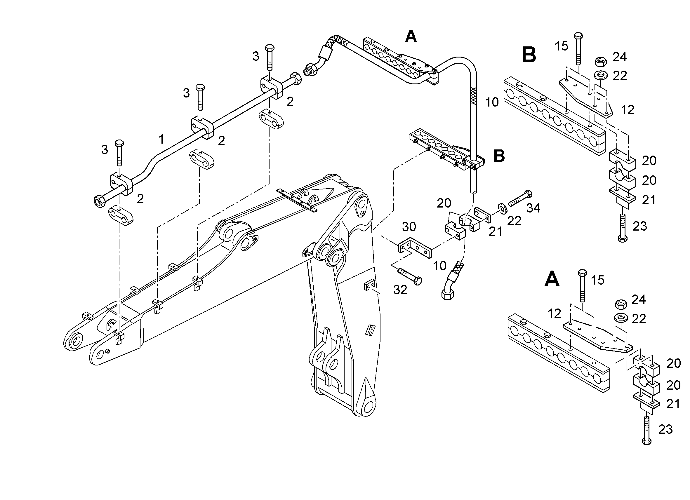 ШЛАНГ 32X5550 10044156 LIEBHERR