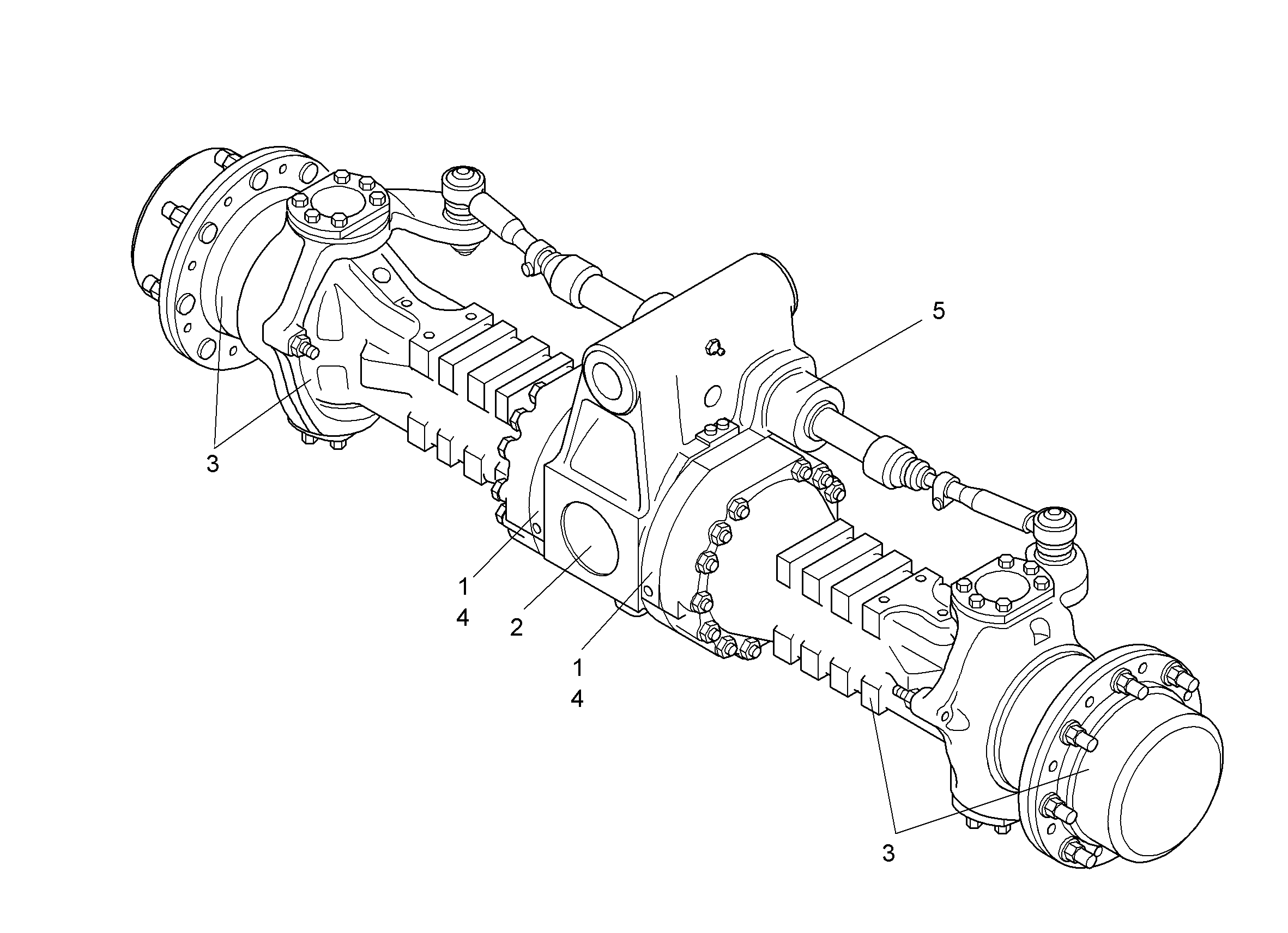 МОСТ, КОМПЛЕКТ 5008671 LIEBHERR