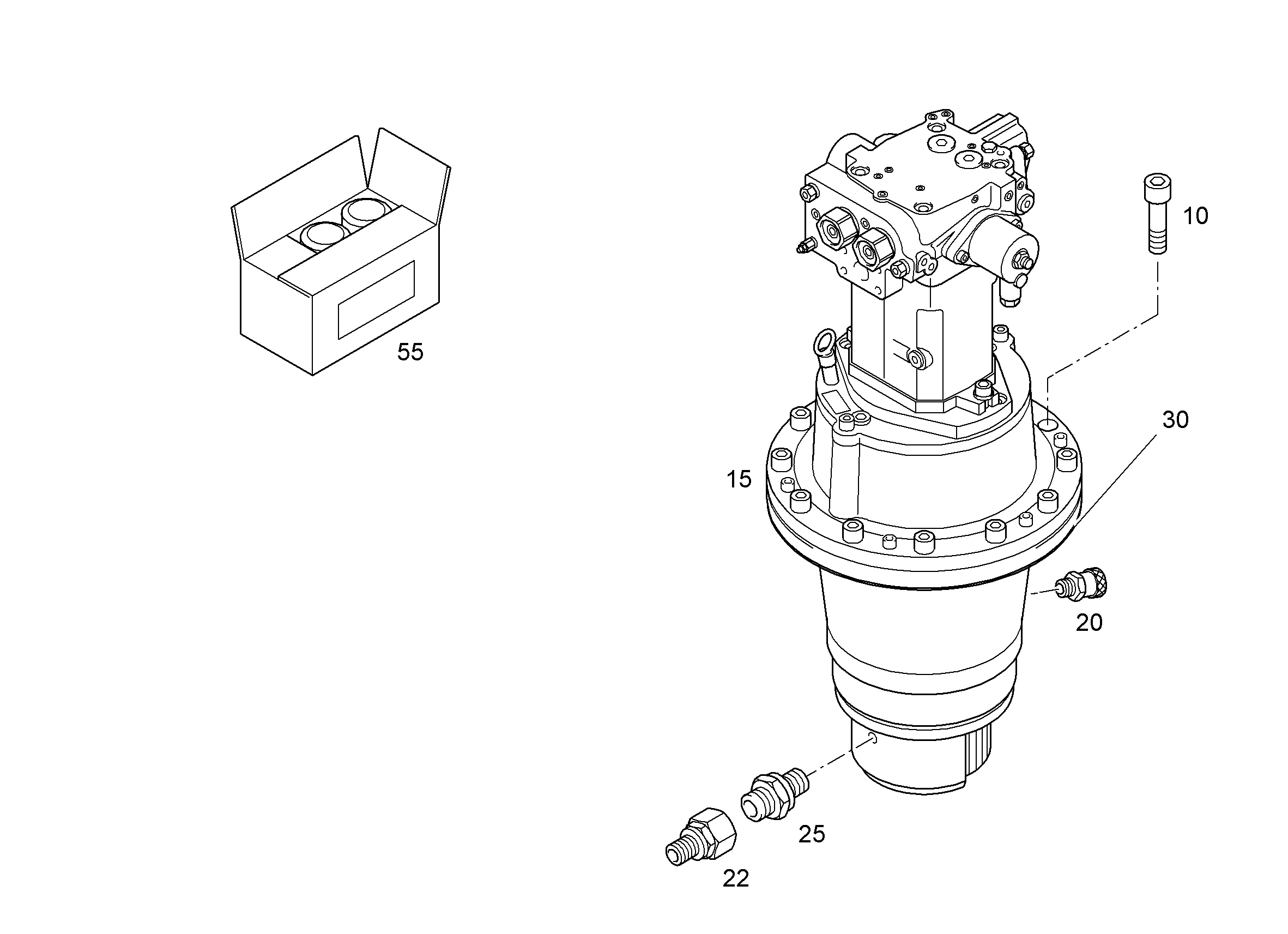 МЕХАНИЗМ ПОВОРОТА 9620856 LIEBHERR
