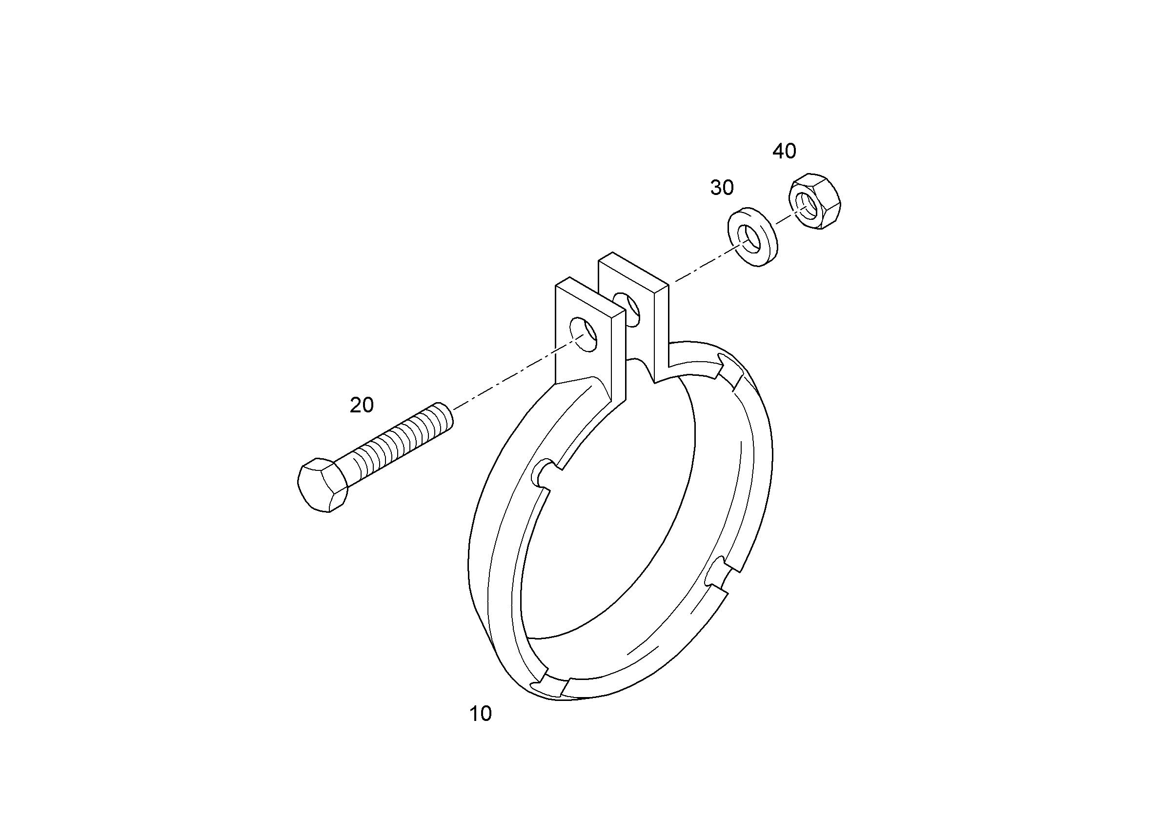СКОБА D=76 10331247 LIEBHERR