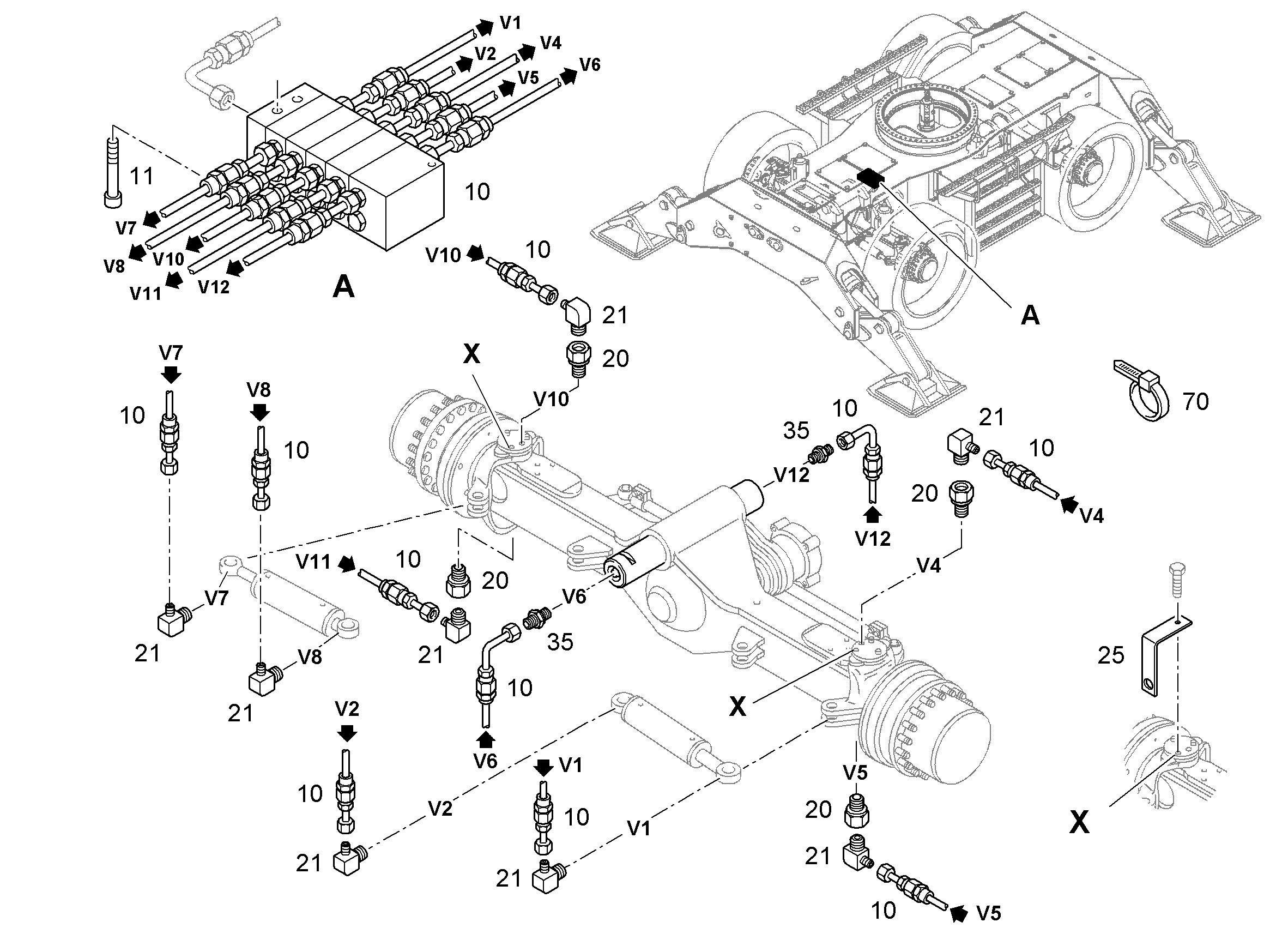 РАСПРЕДЕЛИТЕЛЬ MX-F 5/10 10332880 LIEBHERR