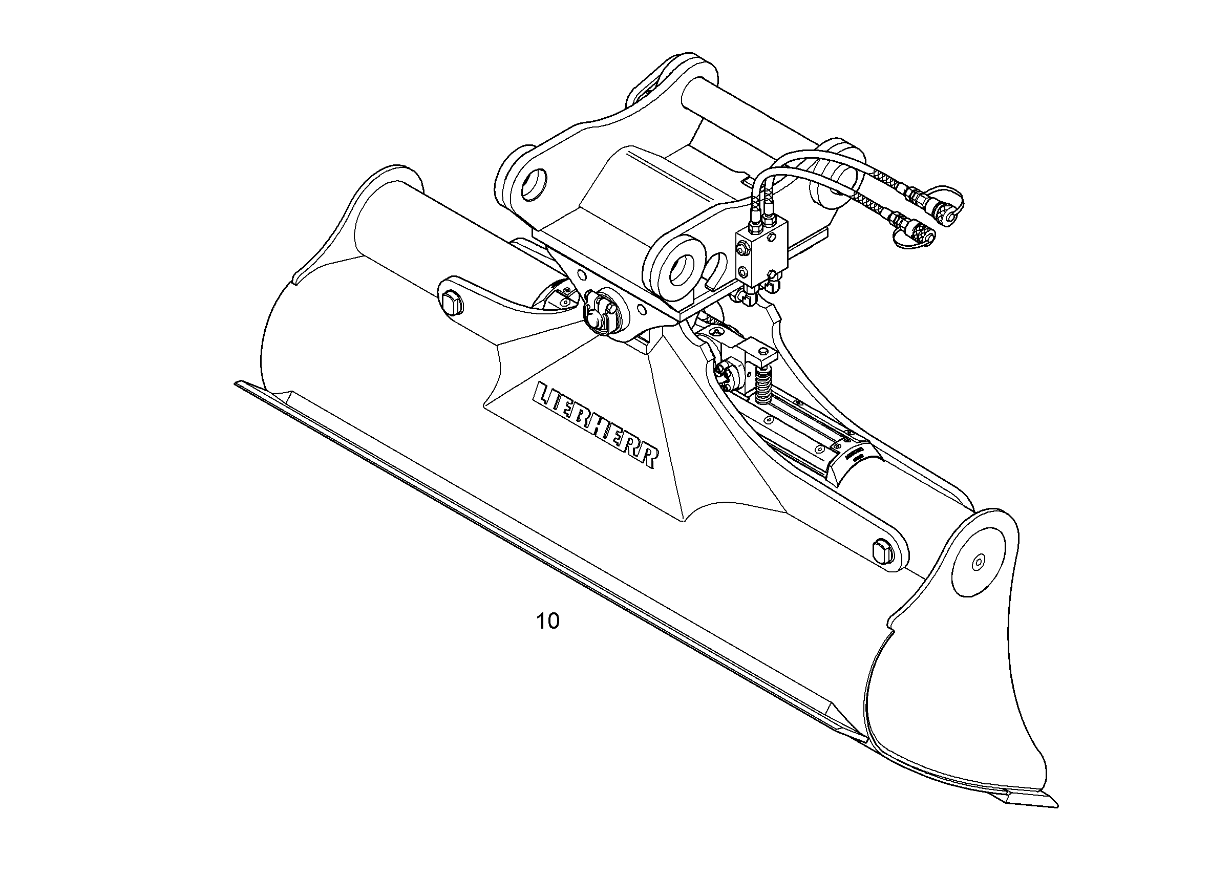 КОВШ КАНАВООЧИСТИТЕЛЯ 1500mm 0,36m³ 9621516 LIEBHERR
