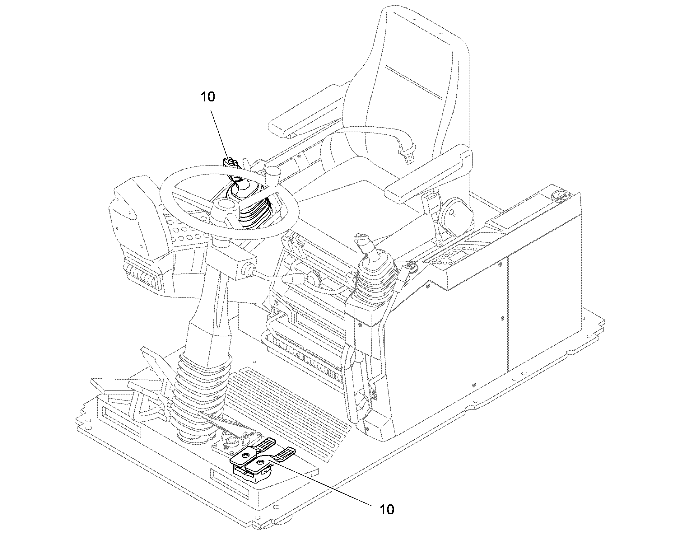 ПЕРЕКЛЮЧЕНИЕ УПРАВЛЕНИЕ 9642722 LIEBHERR