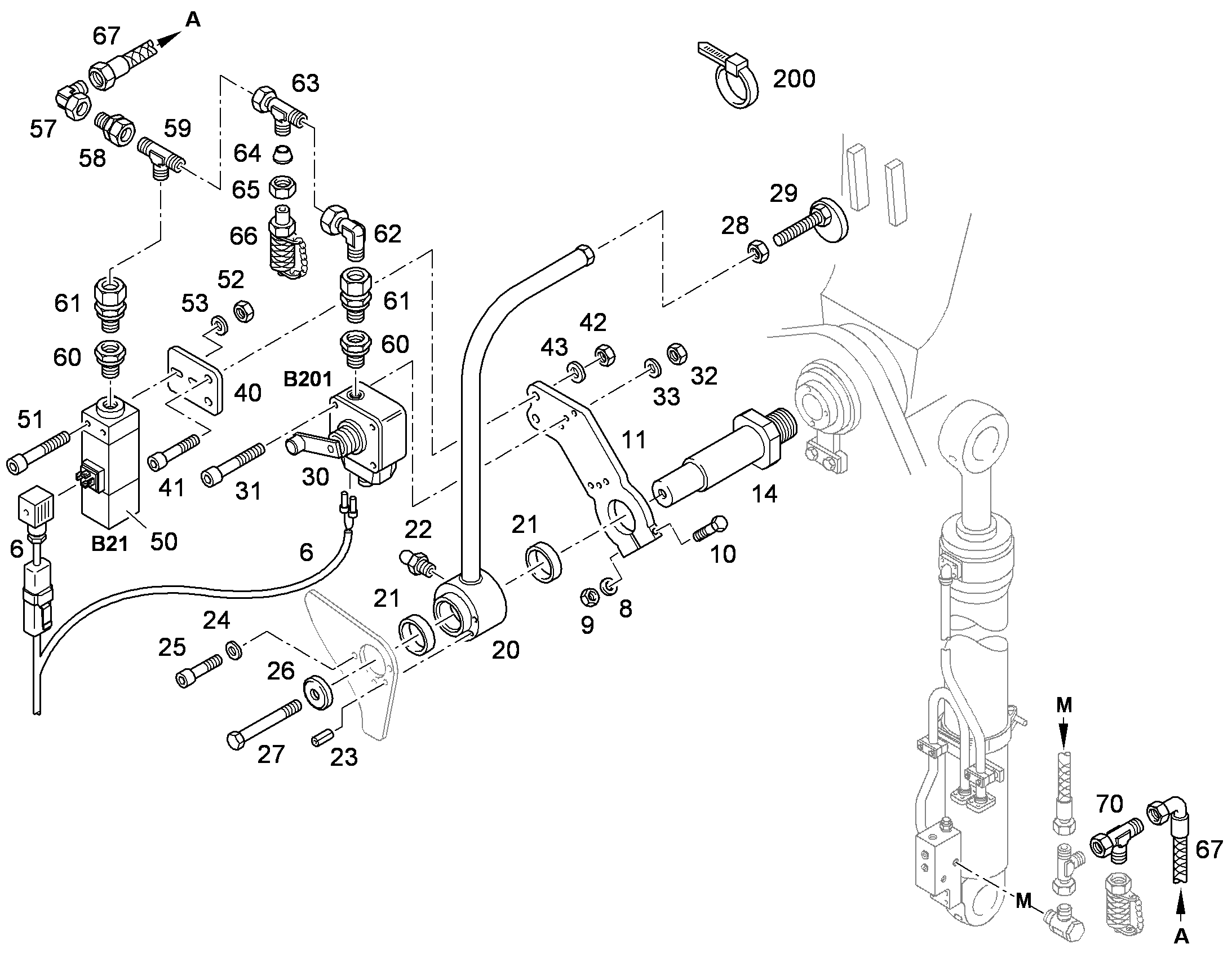 БОЛТЫ ФЛАНЦА 45X260X123 94039360 LIEBHERR