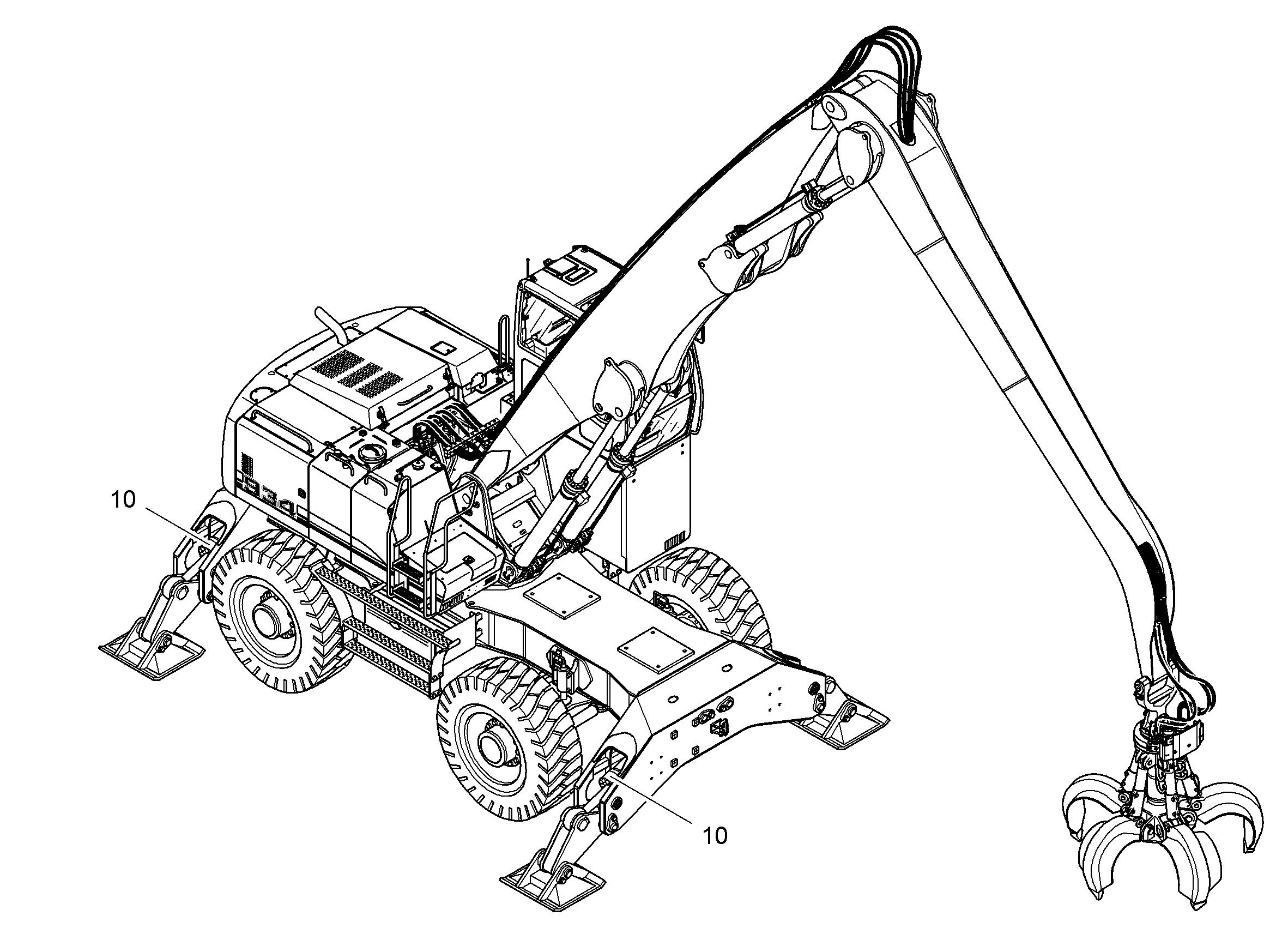 ГИДР.ЦИЛИНДР С РАСПРЕДЕЛИТЕЛЕМ 9623652 LIEBHERR