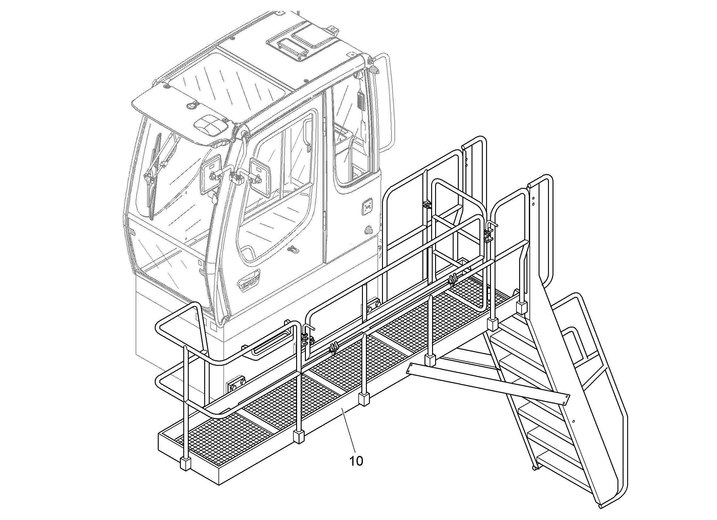 ПЛАТФОРМА 9622004 LIEBHERR