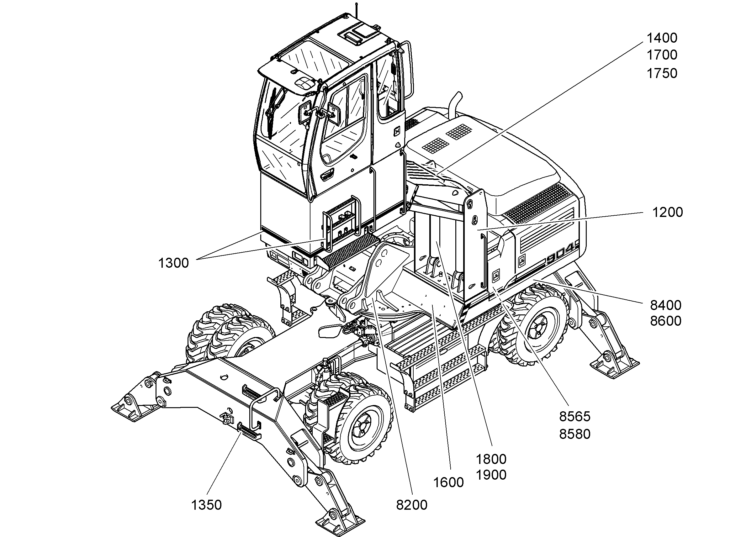 КОМПЛЕКТУЮЩИЕ ДЕТАЛИ 9624477 LIEBHERR